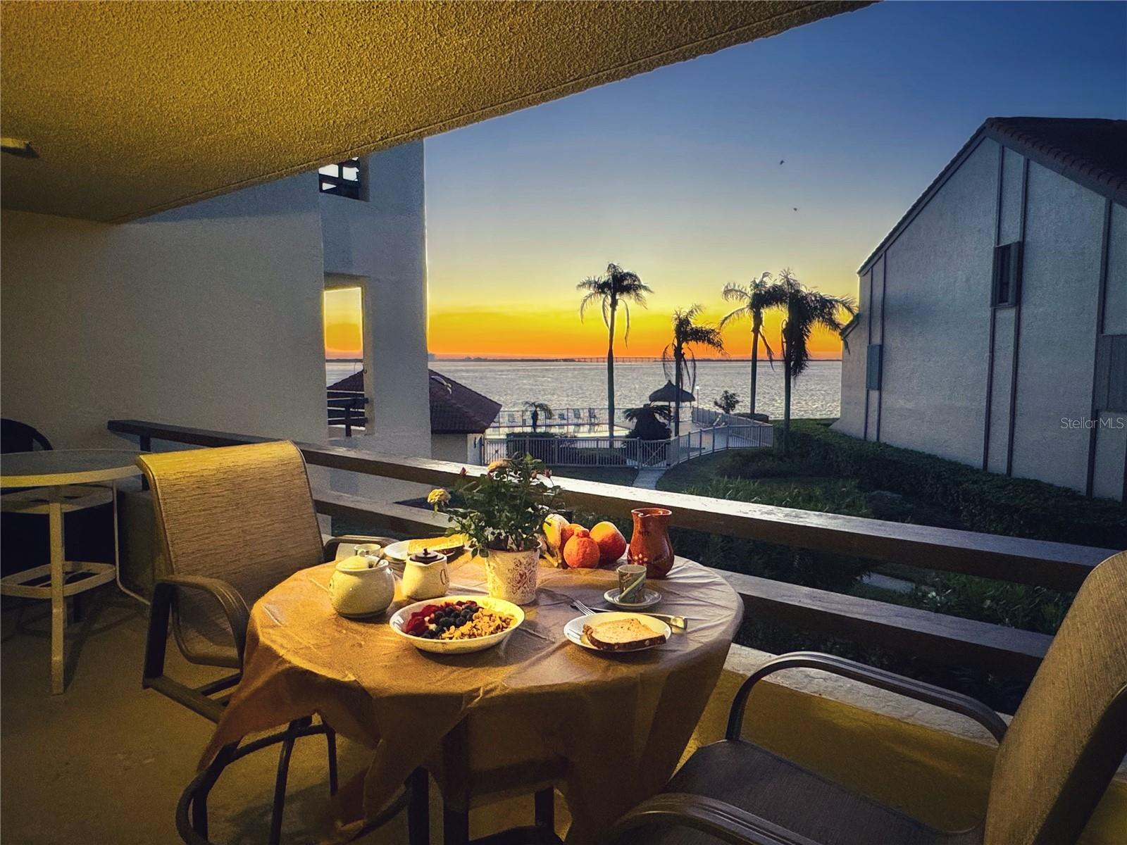 Paradise is calling! This lock-and-leave 2-bedroom, 2-bathroom waterfront unit offers the perfect blend of comfort and coastal living. Take the elevator to the 1st floor, and as you walk toward your door, the unit opens up with the kitchen on the left and a mini office space that easily transforms into a versatile area to suit your needs. Step inside and be greeted by a beautifully updated space, flooded with natural light and offering stunning water views from various angles. The spacious balcony is perfect for both relaxing and entertaining, overlooking serene water, one of the tree community pools, and lush tropical landscaping. Enjoy mornings with your coffee, watching manatees and dolphins play as the sun rises—it’s the perfect setting to start your day.
The bright and updated kitchen features granite countertops, a stylish island with plenty of storage, and a pantry. A charming corner coffee bar adds both character and functionality to the dining area, perfect for daily rituals. The open layout flows seamlessly into the living room, creating an inviting and airy atmosphere with timeless luxury vinyl flooring throughout. Both bathrooms have been tastefully remodeled, and the primary suite includes an updated en-suite and a sliding door that opens to your private double balcony. Hurricane shutters provide added security and peace of mind. This unit proved its resiliency during the 2024 storms and was not affected by flood or wind.
Living in the vibrant, pet-friendly, 24hr guard gated community of Village at Tierra Verde means you’re never far from great amenities. Take a dip in one of the three heated and chilled pools, play a match on the tennis courts, or work out in the fitness center. The clubhouse provides a welcoming space for social gatherings, while the scenic wraparound boardwalk is perfect for peaceful morning walks. Although this unit does not come with a boat slip, the community offers direct access to Tampa Bay from its boat-friendly dock.
Convenience is key with an under-building parking spot, balcony offers a storage plus the unit comes with an exterior spacious storage on the parking level, and easy elevator access. The monthly condo fee includes exterior insurance including flood insurance, water, garbage collection, cable and internet, ensuring a low-maintenance lifestyle.
The location couldn’t be better—minutes from the breathtaking Fort DeSoto Park and beach and just 10 minutes from downtown St. Petersburg. You’ll have easy access to a bike and running trail, and it's only 35 minutes to the sunny shores of the Gulf Coast.
Whether you're seeking a seasonal retreat or a permanent home, this beautiful unit is ready to welcome you to the best of waterfront living!
BTW this unit is also available for a long term LEASE