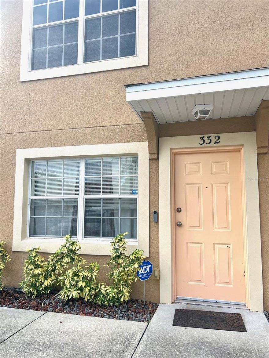 Location, Location, Location! This well-maintained townhome features 2 bedrooms and 2.5 baths, offering ceramic tile flooring throughout the main areas and laminate on the stairs and in the bedrooms, no carpet anywhere. Nestled in a small, gated, and cozy community, it is ideally situated near Osceola Parkway, Highway 417, restaurants, and schools, making it a perfect blend of comfort and convenience.