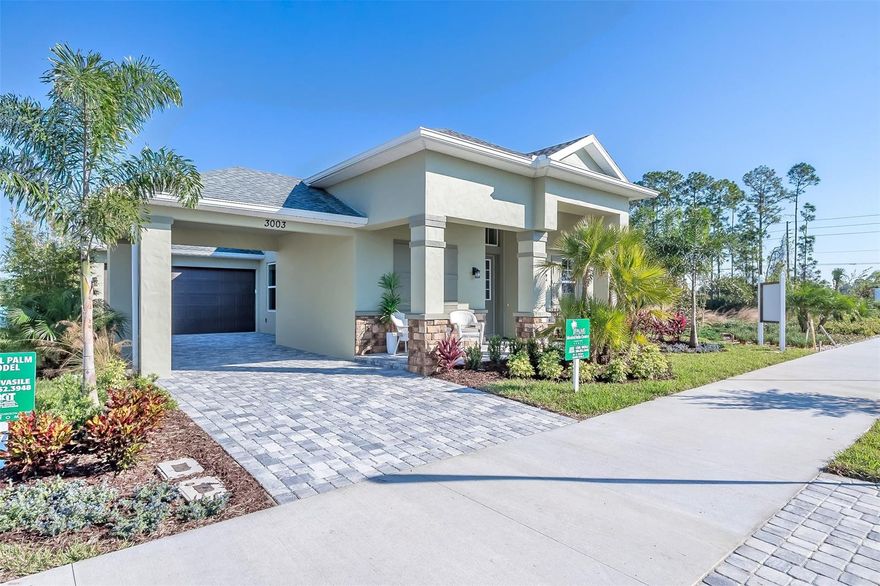 Welcome to your new luxury Johnson Group Home in the brand new Palms section of the well known golf community of Venetian bay. Known for the highest of quality, these magnificent homes come standard with what many builders charge as upgrades. With tile in all areas except bedrooms, paver driveways, lanais, granite counters, and stainless steal appliances, these are just a few of the many (standard) features. Come quick to pick your premiere lot and location while they last. Prices will go up so act now. It is currently under pre construction. These homes are to be built so come pick your plan and all your colors and options. Price listed reflects only base price of home and does not include any additional personally added features you might add or lot premiums. All information intended to be accurate but cannot be guaranteed. ;Water: City