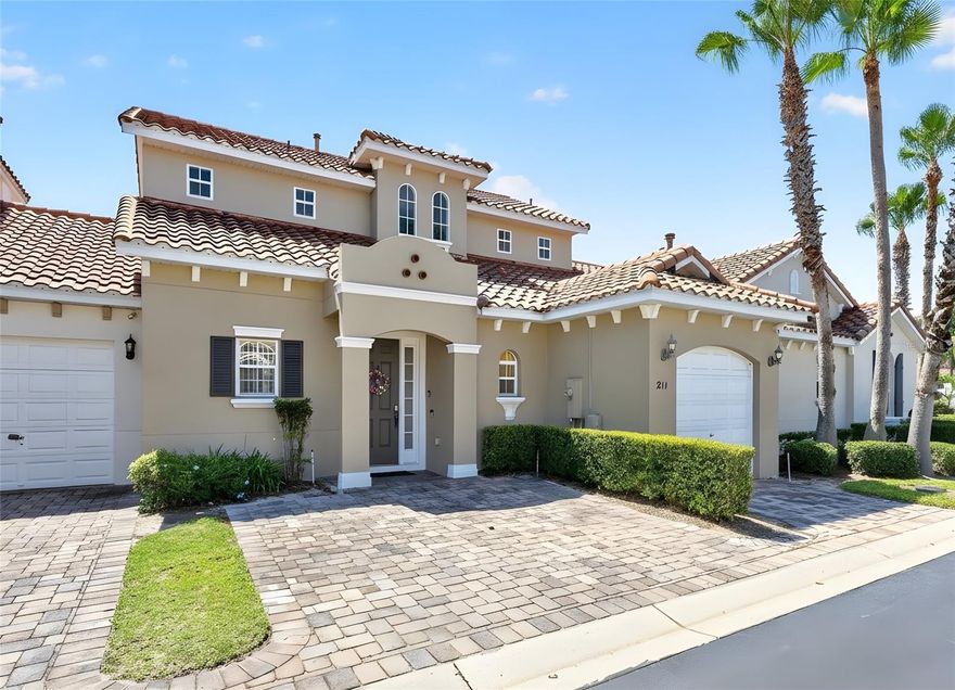 Welcome to Tuscan Hills, a GATED Davenport community offering a host of AMENITIES in a prime location near Central Florida’s world-famous attractions! This FULLY FURNISHED, turn-key 4-bedroom, 3.5-bath townhome is ready to go as a SHORT TERM RENTAL investment, vacation home, or full-time residence, with both short and long term rentals allowed. Recent updates include a NEW WATER HEATER (2023) and updated LUXURY VINYL PLANK flooring in the living and dining areas, blending durability with a fresh modern feel. From the TILE ROOF and PAVER DRIVEWAY to the attractive landscaping and unique curb appeal, this property makes a great first impression before you even step inside. The OPEN CONCEPT LAYOUT is designed for easy entertaining and comfortable Florida living, with the kitchen overlooking the living and dining spaces and two sets of sliding glass doors filling the home with natural light while opening directly to the PRIVATE SCREENED POOL. The COVERED LANAI is a perfect place to relax poolside after a day exploring nearby attractions. The desirable floor plan includes a BEDROOM SUITE ON THE MAIN FLOOR, a convenient half bath for guests, and a SECOND BEDROOM SUITE UPSTAIRS, offering flexibility and privacy for owners and guests alike. A garage and driveway parking provide added convenience, while the fully furnished setup makes ownership simple from day one. Tuscan Hills residents and guests enjoy access to fantastic community amenities including a clubhouse with FITNESS CENTER, sand volleyball, TENNIS COURTS, and playground, all in a beautifully maintained gated setting. Ideally located just off US Hwy 27 with quick access to I-4, 429, and 192, you are minutes from shopping, dining, golf courses, Disney parks, area resorts, and Orlando attractions. Whether you are looking for a relaxing Florida getaway or an income-producing investment property, this move-in ready pool home delivers the lifestyle and location you have been searching for. Call today to schedule a tour!