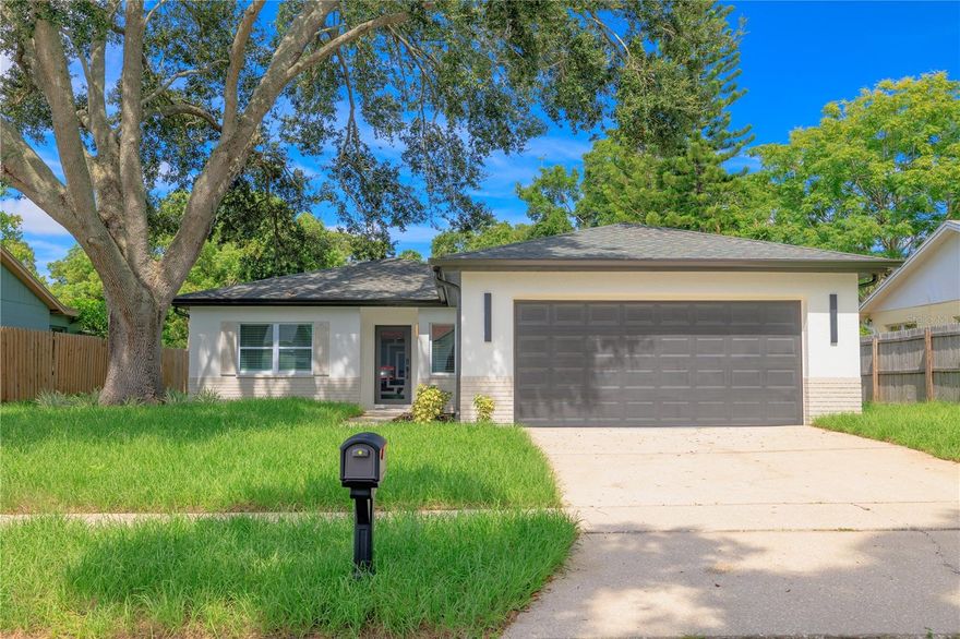 Under contract-accepting backup offers. Modern Elegance in the Heart of Palm Harbor, a beautifully redesigned 3-bedroom, 2-bath residence offering style, comfort, and functionality in
one of Pinellas County’s most sought-after communities. With no HOA and no flood zone, this home delivers peace of mind and flexibility for
homeowners. Step inside to discover modern porcelain tile flooring throughout, creating a seamless, low-maintenance flow from room to room.
The open-concept layout centers around a stunning chef’s kitchen—complete with a spacious island for seating, sleek stainless steel appliances,
and ample storage—perfect for both everyday living and entertaining. The living area opens to a modern lanai, providing the ideal indoor-outdoor
connection for relaxing evenings or hosting guests. Both bathrooms have been thoughtfully updated with contemporary fixtures, designer
tilework, and clean, modern lines. Bedrooms are light-filled and generously sized, offering a perfect blend of comfort and style. Situated in a
prime Palm Harbor location, you’re just minutes from top-rated schools, shopping, dining, and some of Florida’s best Gulf beaches. Key Features:
Modern lanai for outdoor living, Porcelain tile throughout, Chef’s kitchen with island seating & stainless steel appliances, Updated modern
bathrooms, No HOA | No flood zone. This move-in-ready home blends modern upgrades with timeless appeal—ready for you to make it your own.