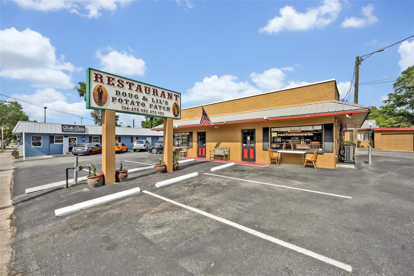 Profitable Restaurant Plus Portfolio Sale of 6 Additional Fully Rented Units on Main Road in Deland!
225’ Street Frontage, Huge Exposure, sitting on .77 of an Acre Parcel - Mixed Use Property (4 units commercial & 3 residential.)
This is the one investors have been waiting for! Located on a main road close to Downtown Deland, this .77-acre fully tenant-occupied property offers immediate cash flow, future flexibility, and unbeatable visibility. Anchored by a profitable breakfast/lunch diner, the property includes a total of seven income-producing units and comes with two large, deeded signs, perfect for attracting both vehicle and foot traffic.
Just minutes from historic downtown DeLand, Stetson University, and public transportation, this high-exposure location is ideal for businesses and residents alike.
Property Highlights:
• Established, turnkey diner with loyal customer base and strong daily volume
• 4 commercial units:
o 621A – Yoga Studio
o 633A – Barber Shop
o 633B – Beauty Salon
o Central Stand-Alone Unit – Profitable Diner
• 3 residential apartments
• All units occupied with tenants on month-to-month leases (aware of sale and hoping to stay)
• 225 feet of frontage on a busy main road – excellent for visibility and access
• Two large, deeded signs for maximum commercial exposure
• Close to downtown DeLand, Stetson University, and public transit
• Flexible zoning for multi-use or redevelopment
This property offers the perfect blend of strong existing income and long-term potential. Whether you maintain the current operations or pursue a redevelopment vision, this is a versatile asset in a high-demand area.
Schedule a showing today and discover the value of location, income, and opportunity—all in one property.