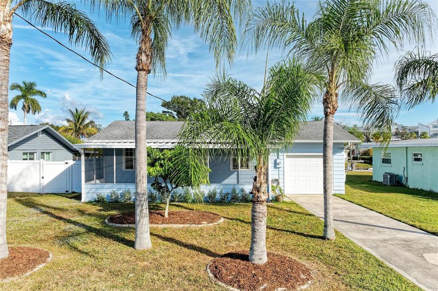 Your chance to own a true slice of paradise is finally here! Waterfront. Move-in ready. Priced to sell with a motivated seller— $10,000 credit at closing for a New Roof, so bring your offer and step into the Florida lifestyle you’ve been dreaming of in this charming, perfectly situated coastal retreat.

Nestled on a quiet dead-end street in Ellenton, 616 Palm Avenue offers what buyers hope for but rarely find: a fully renovated canal-front home with direct, unobstructed Gulf access—no bridges, no limitations. Step onto your boat and be out on open water in minutes.

And here’s peace of mind you can count on—this home stood strong through the last hurricane with zero damage, a testament to its solid construction and high elevation.

Featuring two bedrooms, one bathroom, and a one-car garage on an oversized lot, this home combines comfort, style, and space. Inside, you’ll enjoy a bright, open floor plan with luxury vinyl plank flooring, stainless steel appliances, a newly renovated kitchen with white cabinets, plantation shutters, and fresh coastal-inspired finishes throughout.

Step outside and the waterfront lifestyle truly begins: davits are already installed, there’s plenty of room to park a boat trailer, and the peaceful canal setting is perfect for sunset cruises, fishing adventures, or evening cocktails by the water.

With NO HOA and NO CDD fees, you get total freedom—bring your boat, your toys, and your lifestyle without the extra rules or costs.

Just minutes from I-75, this location places you perfectly between Sarasota, St. Petersburg, and Tampa, making it ideal for commuters, snowbirds, first-time waterfront buyers, or anyone seeking affordable coastal living close to everything.

This isn’t just a home—it’s a lifestyle upgrade. Stop shoveling snow and start shoveling sunshine. A true boater’s dream where you can enjoy the water all 12 months of the year.