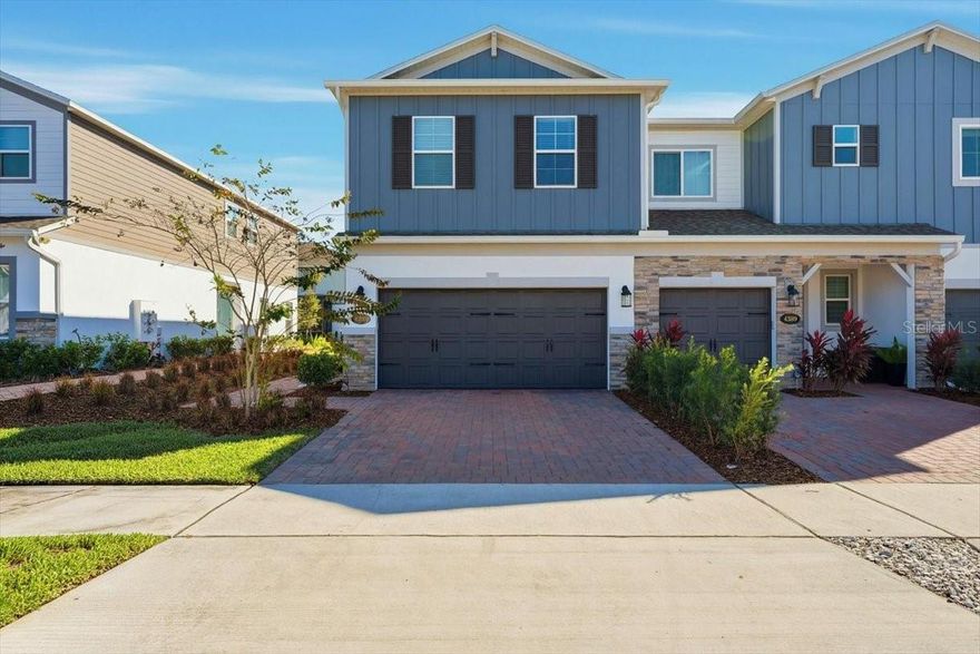 Stunning Energy Efficient 2024 End-Unit Townhome in a Prime Orlando Location!
Less than 5 miles from Orlando International Airport with quick and easy access to SR-417, this beautifully maintained 3-bedroom townhome offers both convenience and modern comfort. Located near Lake Nona’s Medical City, major hospitals, and a new shopping plaza set to open in 2026, the location is hard to beat.
The bright and open floor plan features 3 bedrooms plus a spacious versatile loft, perfect for a home office, media room, or flex space. The home showcases stylish upgrades, including a seamless walk-in primary shower, custom blinds and window treatments, and a covered, screened-in patio ideal for relaxing or entertaining. As an end unit, the home benefits from added privacy and natural light.
The 2-car garage features high-end epoxy flooring and there is ample storage throughout the home. Thoughtfully designed and truly move-in ready, this home is located in a prime area of the community close to walking trails and resort-style amenities, including a community pool with cabanas, dog park, playground and a gazebo—perfect for enjoying the Florida lifestyle.