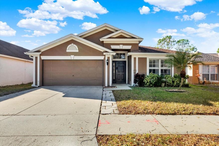 Welcome home to this beautiful 3-bedroom, 2-bathroom home located in the desirable South Pointe community of Riverview. This well-maintained home features a split-bedroom floor plan and an open, inviting living space with vaulted ceilings and abundant natural light.The main living areas and bathrooms feature tile flooring, while the bedrooms offer comfortable laminate flooring. The modern kitchen provides plenty of cabinet and counter space along with a large center island and granite countertops, making it perfect for cooking and entertaining.The spacious primary suite includes a private ensuite bathroom featuring dual sinks, a relaxing soaking tub, separate shower, and a large walk-in closet.Two additional bedrooms are located at the front of the home, one of which is currently set up as a home office or gym, with a second full bathroom conveniently located nearby.
Step outside through the glass sliding doors to enjoy a large screened-in lanai and fully fenced backyard with no rear neighbors, providing a peaceful outdoor retreat.Conveniently located just off US-301 with easy access to I-75, this home is close to shopping, dining, entertainment, and MacDill Air Force Base.Residents enjoy community amenities including a swimming pool, clubhouse, park, playground, picnic areas, and basketball court. Schedule your showing today—this home will not last long!