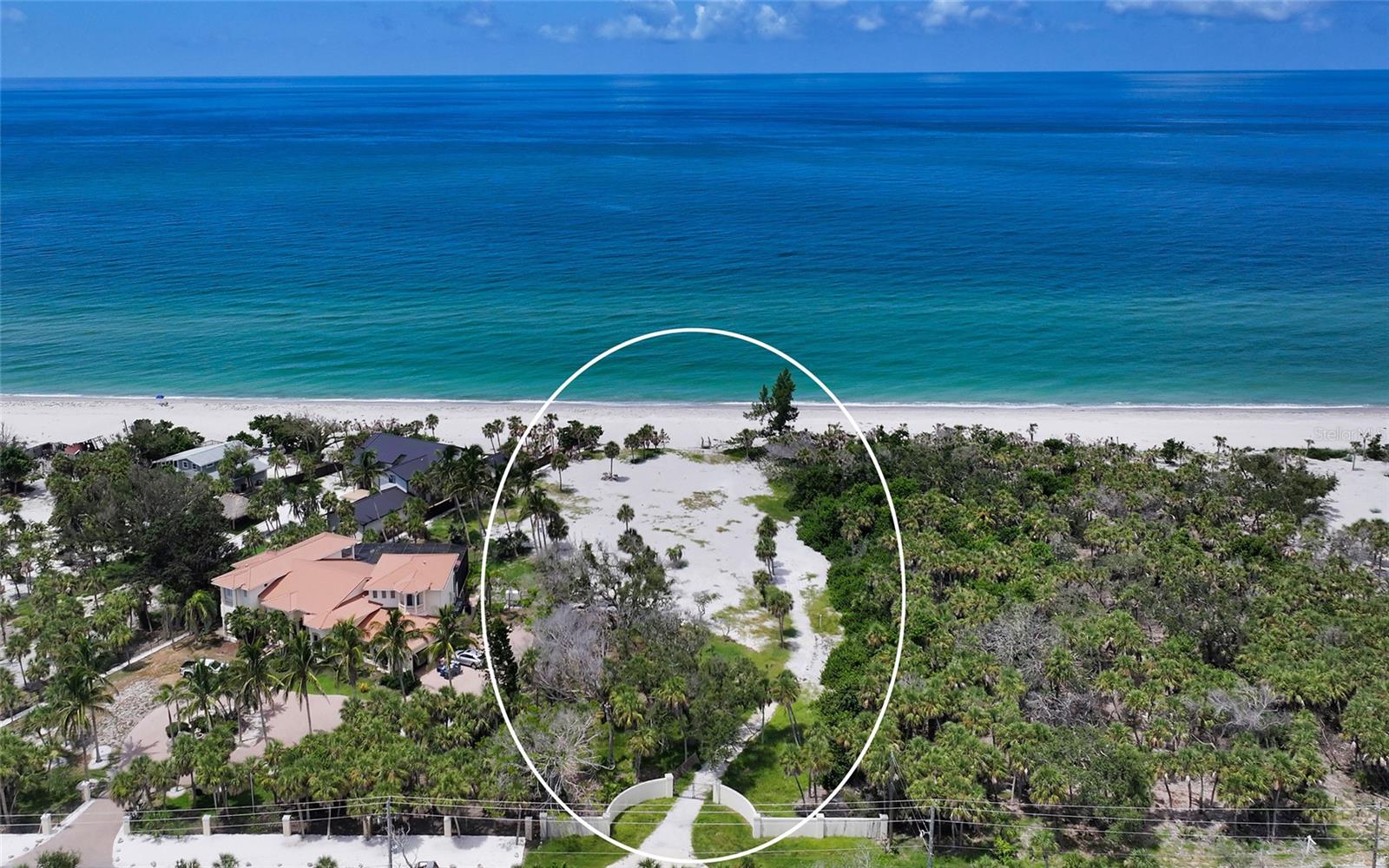 Create your dream beach estate on the breathtaking shores of Manasota Key. This 1.3-acre vacant lot at 6160 Manasota Key Road offers 86 feet of direct frontage on the Gulf, your private gateway to sun-kissed sand, gentle sea breezes and year-round sunsets. This exclusive location provides the ultimate South Florida lifestyle with year-round opportunities for swimming, boating, fishing, shelling, shark tooth hunting or simply strolling along a quiet stretch of beach right from your door. Manasota Key features a seven-mile stretch of pristine white-sand beaches with clear waters, providing exceptional natural scenery. The area is known for its peaceful, uncrowded beaches and small-town coastal vibe. It’s often described as the Gem of the Suncoast, featuring year-round sunny weather, spectacular sunsets, and a laid-back beach lifestyle that offers an authentic, less crowded Florida beach experience. Manasota Key’s relaxed ambiance is complemented by its proximity to shopping, dining and entertainment in nearby Englewood, Venice and Sarasota. Come embrace life at the water’s edge, where mornings start with the soft sound of the waves and evenings end with fiery skies fading into the horizon.