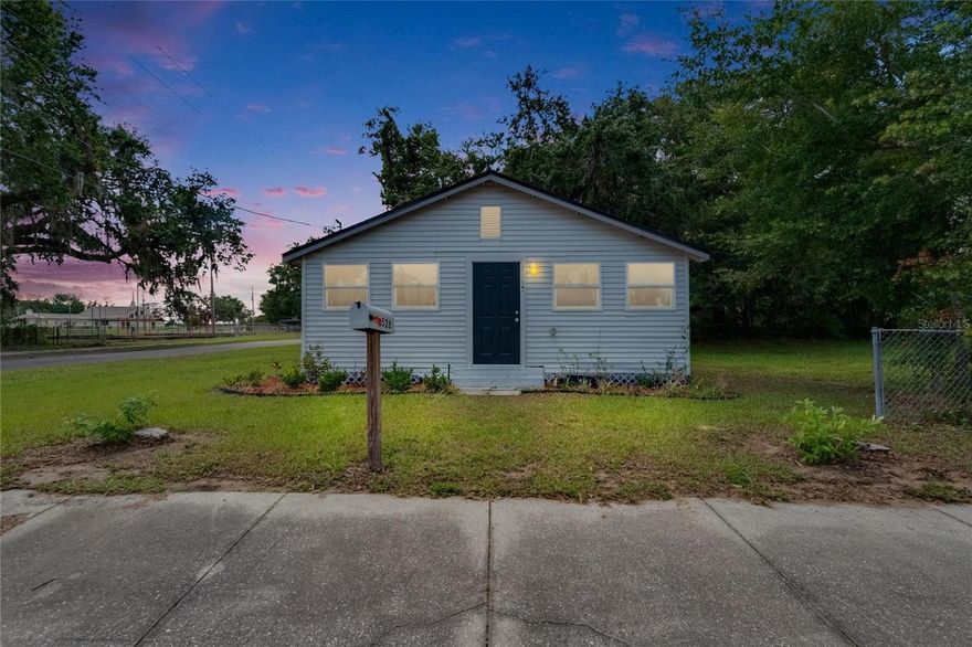 Charming 3-Bedroom Home in Fort Meade! Welcome to your future beautifully updated home located in the heart of Fort Meade. This 3-bedroom, 1-bathroom property boasts 1,172 sq. ft. of living space, making it the perfect retreat for first-time homeowners or those looking to downsize. Originally built in 1920, this home blends historic charm with modern updates for a comfortable and cozy lifestyle. The home features a fresh exterior with low-maintenance vinyl siding and an inviting front entry. The spacious lot is well-landscaped with a large, private backyard offering endless possibilities for outdoor enjoyment. Inside, you’ll find a thoughtfully designed floor plan with plenty of natural light streaming through updated windows. The kitchen and living areas provide ample space for relaxation or entertaining guests. Enjoy peace of mind with recent updates, including an efficient HVAC system and newer finishes throughout. Conveniently located near local shops, parks, and schools, this home combines small-town charm with modern comforts. Home is on the corner lot. No HOA, or CDD fees. The home qualifies for USDA Loans, an great option for buyers to purchase home with no money down!