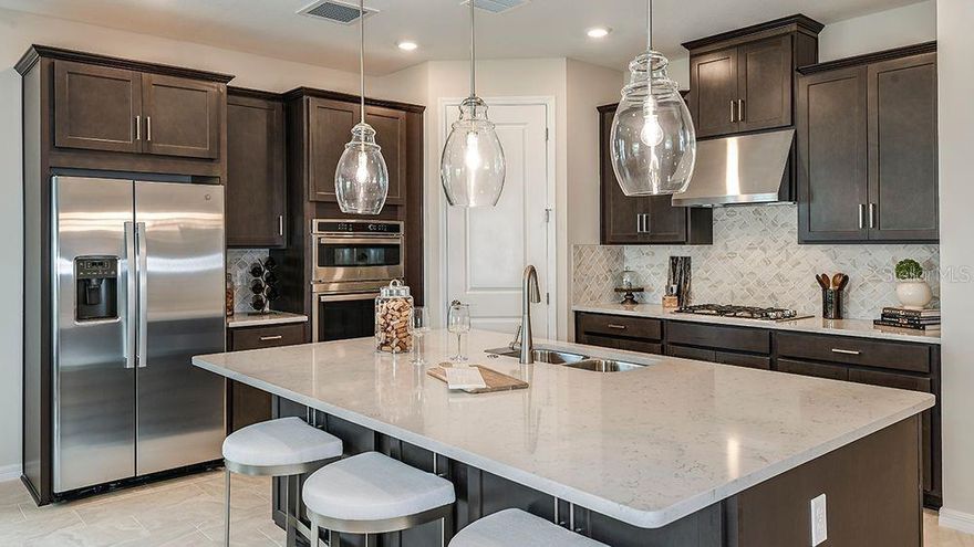 Under Construction. What's Special: Close to Park | Close to Amenities | Close to Trails | Dedicated Study | Gourmet Kitchen | Popular Plan. New Construction – May Completion! Built by Taylor Morrison, America's Most Trusted Homebuilder. Welcome to the Bermuda at 8508 Golden Dawn Court in Cassia Skye Ranch! From the moment you enter the foyer, this stunning two-story home draws your eye to the extended lanai at the back. With 4 bedrooms, 3.5 baths, and a flexible layout, the Bermuda offers space for every need. Off the entry, a private study and powder room provide convenience and versatility. The open kitchen, casual dining area, and expansive great room create the perfect setting for gatherings, flowing seamlessly to the outdoor lanai. The kitchen shines with a large island, generous counter space, and a walk-in pantry. Your first-floor primary suite is a true retreat, featuring a spa-inspired bath with dual vanities, an oversized shower, and a spacious walk-in closet. Upstairs, three bedrooms and two full baths include one en suite, while the others share a centrally located bath. We chose a special place in the heart of Sarasota to build Skye Ranch. Located at the intersection of Clark Road and Lorraine Road, it’s a premier destination with opportunities to explore, experience and enjoy life, also zoned for Skye Ranch K-8 school. And we took care to preserve the natural beauty and character of the land with grand old oaks and lush palms, forested wetlands, pristine lakes and native wildlife. Miles of trails will connect you to nature, parks and the exceptional amenities within the Skye Ranch community. Additional Highlights include: gourmet kitchen, impact windows whole house, pocket sliding doors in gathering room, tray ceiling package, study, covered extended lanai, outdoor kitchen rough in only and 8' interior doors throughout. Photos are for representative purposes only. MLS#A4675604