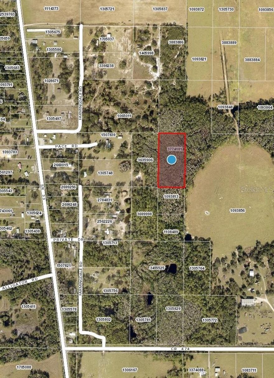 Own your own piece of Florida today with this 5 acre lot. Horses allowed!