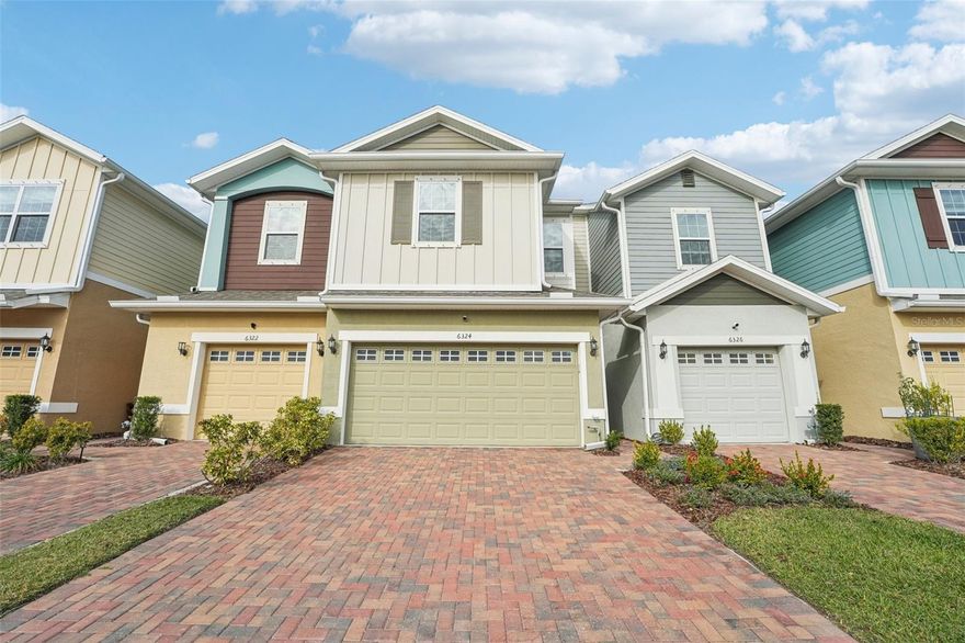 Welcome to this beautifully maintained townhome located on serene Camino Drive in the sought-after Waterset Community in Apollo Beach. This 3-bedroom, 2-bath home features an open floor plan and modern finishes, providing comfort and convenience. Step inside to discover an airy living space with abundant natural light and a spacious kitchen featuring stainless steel appliances, quartz countertops, and ample cabinet space for all your culinary needs. The home has been freshly painted, and new carpets have been added! The expansive living room leads to a private, screened-in lanai, perfect for enjoying the warm Florida evenings or sipping your morning coffee while viewing the lush, tropical landscaping. Upstairs, you’ll find three generous bedrooms with full hallway baths. The primary bedroom includes a walk-in closet and a spa-like bathroom with dual sinks, quartz countertops, and a separate walk-in shower. This townhome is ideally located close to the sparkling waters of Apollo Beach, which are ideal for boating, fishing, and water sports enthusiasts. It is also part of the sought-after community of Waterset, which has pools, splash pads, an amphitheater, over 6 miles of walking and biking trails, fitness centers, and so much more! You’ll also be just a short drive from top-rated restaurants, shopping, and golf courses, making it the perfect home base for a relaxed coastal lifestyle. Don’t miss the chance to own this charming townhome in Apollo Beach – schedule your tour today and make it yours!