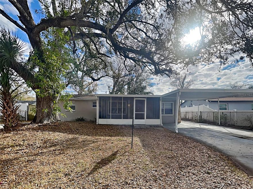 This 1,349 sq. ft. single-family home features 4 bedrooms and 2 bathrooms, offering a comfortable and functional living space. The home includes a screened entry patio, a carport, and a central living area equipped with a ceiling fan. Central A/C provides cooling throughout the interior.
The primary bedroom includes access to a sunroom and the backyard. The fully fenced yard offers additional outdoor privacy. Washer and dryer connections are available.
Monthly Charges:

Base Rent: $1,807
Required Resident Benefits Package: $29/month
Group Rate Internet: $59/month
Total Monthly Amount: $1,895

The Resident Benefits Package includes services such as high-speed internet, air filter delivery, utility setup assistance, credit-building services, and insurance options. Costs may vary if residents choose to use their own qualifying insurance policy, which will reduce the package fee by the applicable insurance premium.
The property includes high-speed internet service up to 1 Gig at a group rate of $59/month, with setup assistance and support included.