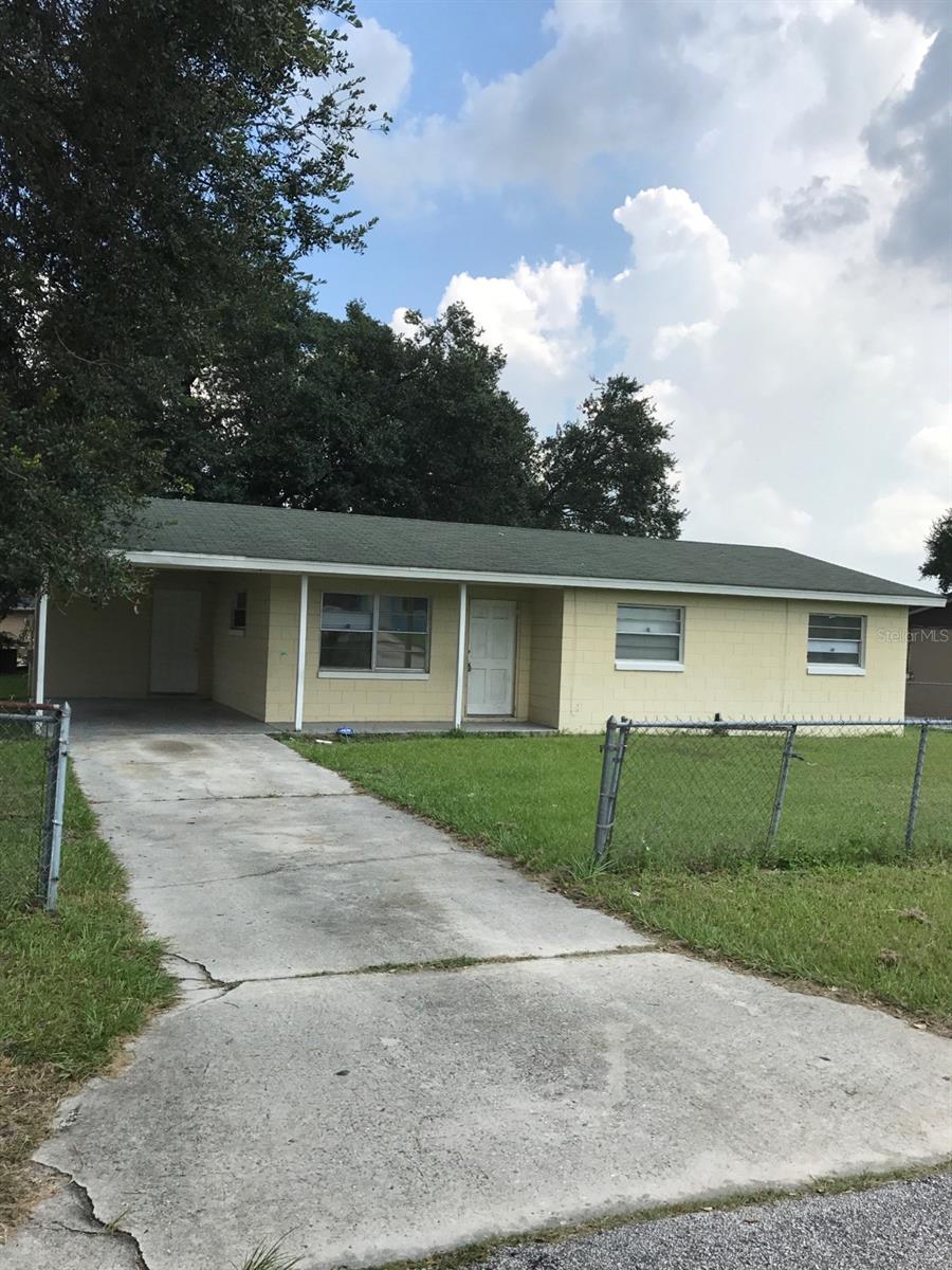 Home has Bartow utilities electric, water, and trash. The home is near Bartow Airbase with and oversized lot. Brand new AC/heat 2025. Convenient to Winter Haven and Bartow area. Large laundry room and has 1.5 baths with 3 bedrooms.