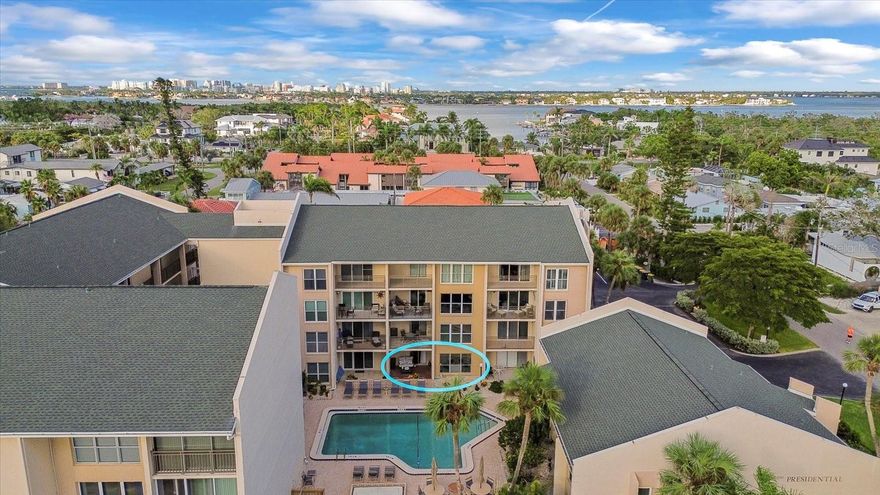 This seasonal rental is available December 1-Feb 15.  Monthly rent is $5000 and half month is $2500.  If you want the beach life this winter this is the perfect spot for you.  Across the street from the beach with a beautiful pool just steps from your personal patio.  5 minutes from St Armand's Circle full of shops and restaurants and 10 min from downtown Sarasota.