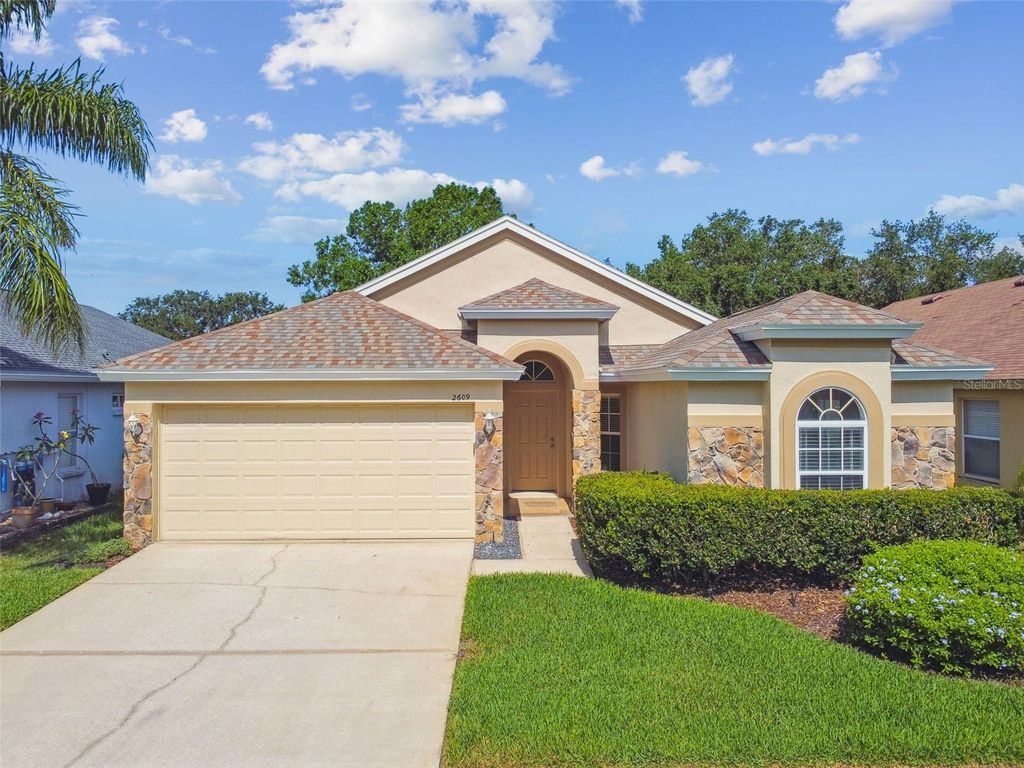 Photo of 2609 Rosehaven Drive, Wesley Chapel, FL 33544 (MLS # TB8394035)