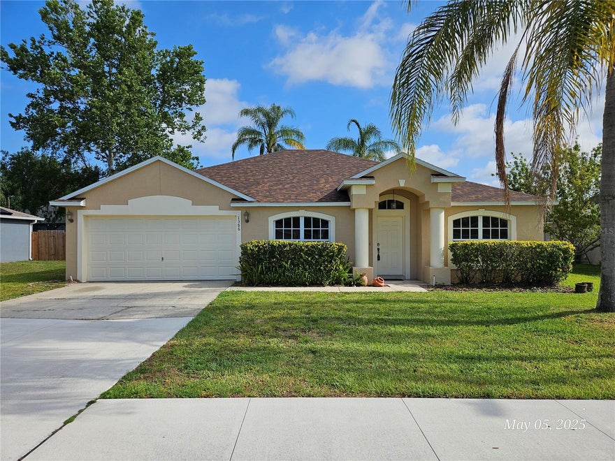 Welcome to 1386 Fallwood Dr., Deltona, located in the desirable Autumn Woods community. This well-maintained home offers over 1,800 square feet of living space with 3 bedrooms, 2 bathrooms, and two large open flex spaces ideal for home offices, study areas, or hobby rooms. The open split floor plan features an eat-in kitchen, formal dining room, formal living room, family room, and an inside utility room. The spacious primary suite includes a Roman tub, separate shower, dual vanities, and a walk-in closet. Enjoy backyard with mature landscaping, providing privacy and outdoor living space. Conveniently located with easy access to I-4, shopping, dining, and everyday amenities. Autumn Woods is a clean, well-kept community with a convenient location for commuting throughout Central Florida.