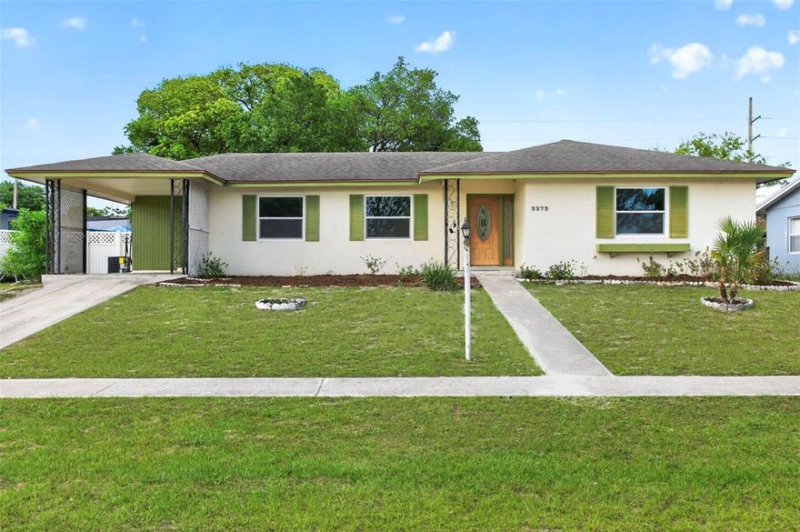 Step into a home that feels fresh, easy, and completely move in ready. This beautifully remodeled 3 bedroom, 2.5 bathroom home offers a light, open layout perfect for everyday living and entertaining. The updated kitchen with stainless steel appliances flows right into the living and dining spaces, while generously sized bedrooms and a private primary suite give you room to unwind. With newer windows, fresh paint, new flooring, a large yard, and a covered carport, this one truly checks all the boxes.