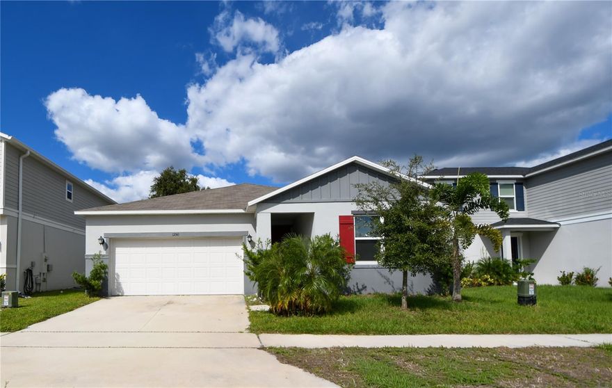 This home offers stunning 9-ft. ceilings, upgraded tile flooring, and an extended patio perfect for entertaining. On the right of the entry way, there are two secondary bedrooms with sizeable closets, a full bath with an extended vanity, and a linen closet. Across the hall, you’ll find a spacious den and a dedicated laundry room. The entry way opens to an open kitchen overlooking a welcoming great room. The kitchen showcases 36-in. upper cabinets in twilight, gorgeous laminate countertops, an island, a walk-in pantry, a chrome Moen® faucet, a stainless-steel, double basin Kohler® sink, and stainless-steel Whirlpool® appliances. Adjacent to the great room, the spacious primary bedroom boasts an oversized walk-in closet and a connecting bath featuring a linen closet, a dual-sink vanity, and a walk-in shower with tile surround.