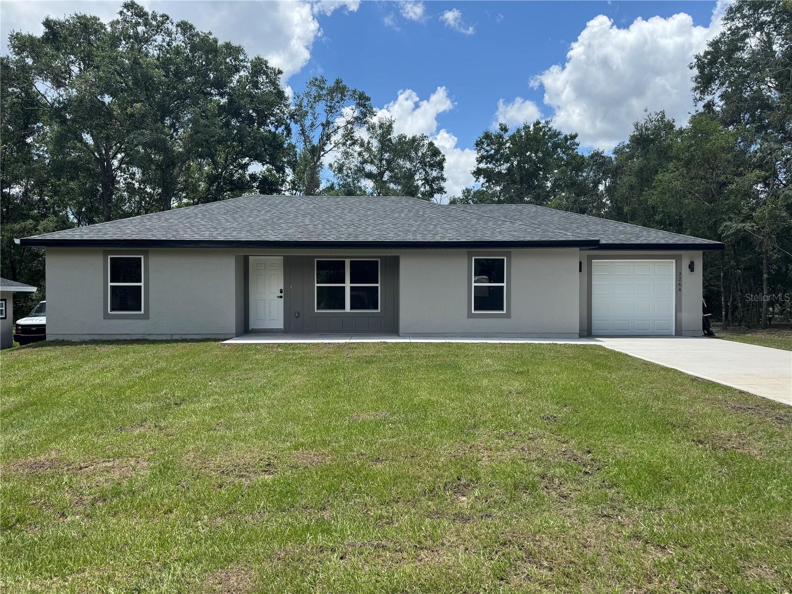 Welcome to 3244 E Deal st!—a brand-new 3-bedroom, 2-bath home tucked away in the peaceful heart of Inverness, Florida. Built in 2025, this fresh, modern home offers an open layout, stylish finishes, and a spacious yard perfect for relaxing or entertaining. Enjoy living just minutes from Tsala Apopka Lake, scenic trails, and top golf courses, with charming downtown shops and restaurants close by. With historic character, natural beauty, and easy access to I-75, this growing area is the perfect place to call home.