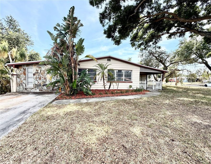Located in the heart of Seminole, this solid block home offers first-time homebuyers or seasoned investors incredible potential in one of the area’s most desirable neighborhoods. Situated on a large corner lot, the property provides both space and opportunity.
Major updates have already been completed, including a newer roof and AC system, giving peace of mind on the big-ticket items. The layout offers a functional foundation ready for your personal touch, whether you're planning a renovation, rental investment, or primary residence.
Located in a non-flood zone with no HOA, this property adds even more flexibility and long-term value. Just minutes from the Gulf beaches, shopping, dining, and top-rated schools, this location continues to see strong demand. With its combination of location, structure, and upside potential, this is a rare opportunity to secure a property in a high-demand area at an attractive entry point.