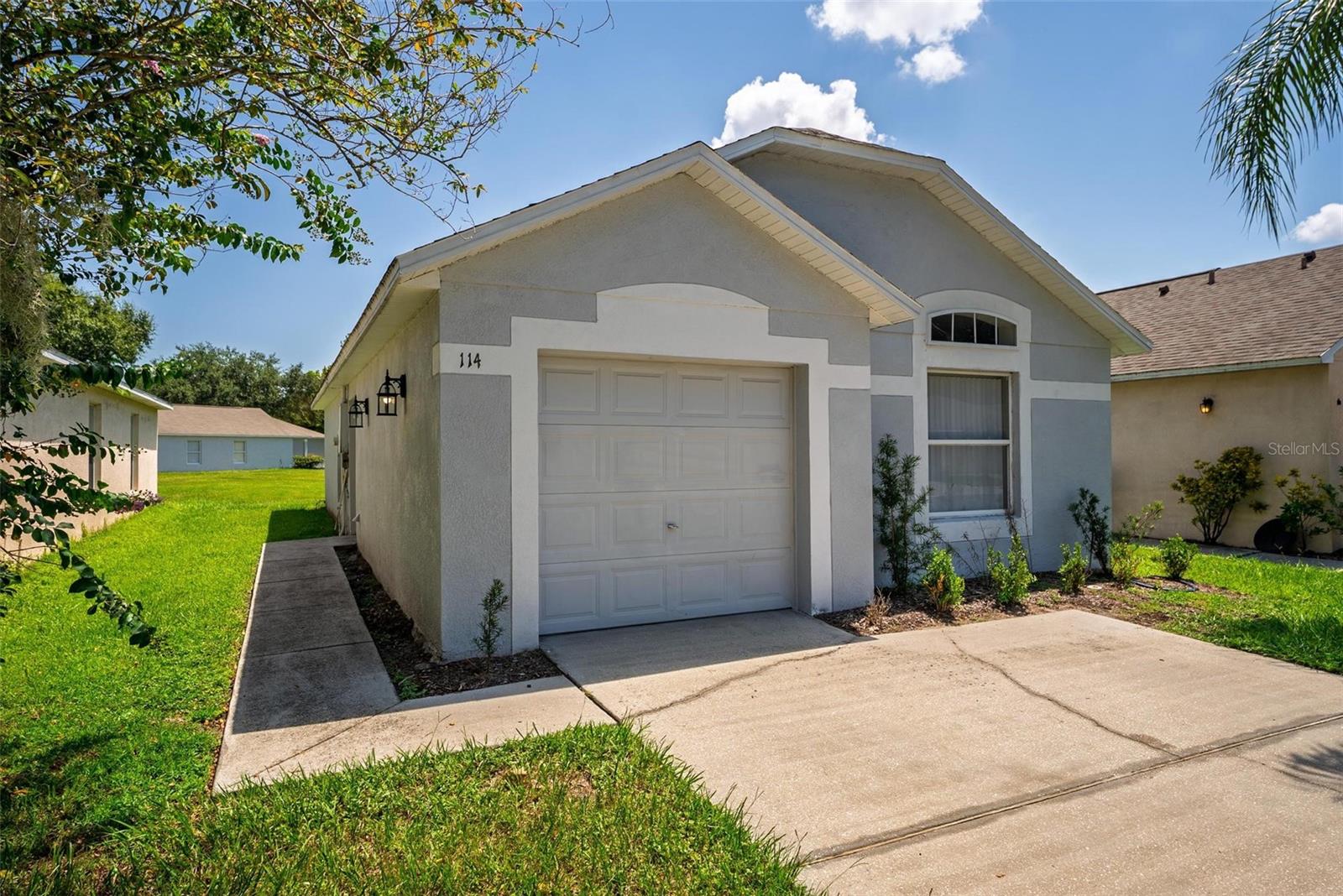 Welcome to 114 Placid Woods Court, a well-kept 3-bedroom, 2-bath home nestled on a quiet street in the Placid Woods community. Built in 2000 and thoughtfully updated, this home is ideal for buyers seeking comfort, efficiency, and a manageable footprint.
Inside, you'll find a neutral color palette and vinyl flooring in the kitchen. The living area and bedrooms are carpeted for a cozy feel, and each bedroom includes a ceiling fan to help beat the Florida heat. The primary suite includes an updated bathroom with refreshed finishes and a clean, modern look.
The kitchen features stone countertops and a recently replaced refrigerator, with plenty of space for a dining table or breakfast nook. The washer and dryer, also newer additions, are located in the garage—keeping the laundry area separate from the main living space. The layout overall offers flexibility for both everyday living and entertaining.
Out back, the yard is easy to maintain and offers seasonal visits from local wildlife, viewable from the rear porch. The air conditioning system was recently serviced, and the home has been well cared for throughout.
Beyond the home itself, the location is one of its strongest features. Placid Woods is a quiet, tucked-away neighborhood in the heart of Sanford, just minutes from SR-417, I-4, and the SunRail station. Nearby parks, lakes, and trails provide options for outdoor recreation, while local dining and shopping at historic downtown Sanford or the nearby Seminole Towne Center make everyday errands convenient. You're also close to the Sanford Airport, top-rated schools, and only about 45 minutes from the beach.
With a low HOA, no CDD, and easy access to everything Central Florida has to offer, this home makes a smart choice for first-time buyers, downsizers, or anyone looking for a simpler lifestyle without sacrificing location.
Schedule your showing today and see what makes this home such a great fit.
