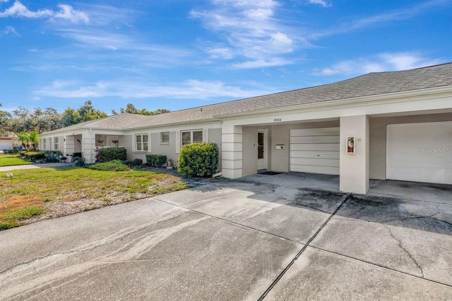 This approximately 1,280 square foot, two-bedroom, two-bathroom home is situated in a quiet 55+ community. The primary bedroom and secondary bedroom both provide ample space, with plenty of natural light throughout the home. The open floor plan offers great entertaining potential. The one-car garage provides convenient laundry access, and the screened patio offers an inviting outdoor living area.

The community amenities include a pool and clubhouse, providing residents with opportunities for socializing and recreation. This home is also conveniently located near restaurants, shopping, with easy access to the Gulf beaches and airports. This home presents tremendous potential and could benefit from some TLC to fully showcase its charm and capabilities.