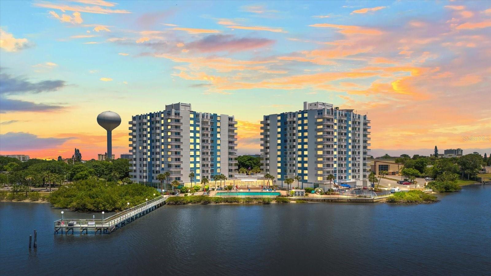 Welcome to this furnished riverfront oasis. This beautifully renovated condo offers the ultimate in coastal living. Inside, you’ll find a stylish kitchen with granite countertops, stainless steel appliances, and an open-concept layout that flows seamlessly into the living space. The unit features 1 bedroom, 1.5 baths, and a versatile flex room, perfect for an office, nursery, or guest space, just as the current owners have enjoyed. Step through the hurricane-rated sliding glass doors onto your private balcony and take in breathtaking views of the Halifax River. Your deeded underground parking spot is just steps from the elevator for added convenience. Located only five blocks from the beach and close to shopping, dining, and entertainment, this condo offers both tranquility and accessibility. Bayshore Bath & Tennis Club is loaded with amenities, including a heated pool, tennis and pickleball courts, shuffleboard, fitness rooms, saunas, steam rooms, a fishing pier, community grills, and a full library. Each floor also features a convenient coin laundry room just across from the elevator. Don’t miss your chance to own this exceptional piece of riverfront paradise! All information taken from the tax record, and while deemed reliable, cannot be guaranteed.