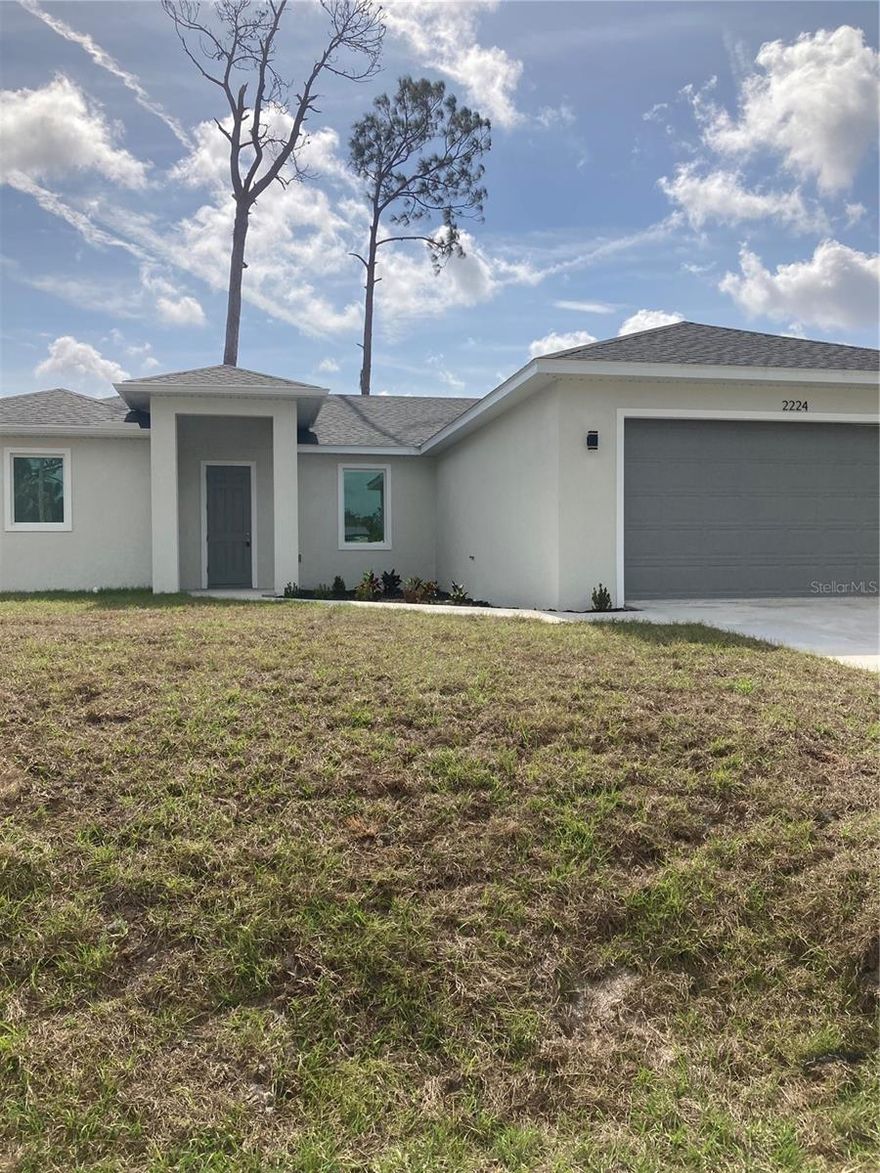 Welcome to 2224 Mincey Terrace, a stunning house located in the desirable city of North Port, FL. This spacious property offers a generous living space of 1610.0 sqft, providing ample room for you and your loved ones to create lasting memories.

Built in 2023, this modern home boasts contemporary design elements and high-quality finishes throughout. As you step inside, you'll be greeted by an open and inviting floor plan that seamlessly connects the living, dining, and kitchen areas. The abundance of natural light that floods the space creates a warm and welcoming ambiance.

The house features three well-appointed bedrooms, providing plenty of space for everyone to enjoy their own privacy. The master bedroom is a true retreat, complete with an ensuite bathroom for added convenience. The two additional bedrooms are perfect for guests, children, or even a home office.

With two bathrooms, getting ready in the morning will be a breeze. Each bathroom is tastefully designed with modern fixtures and finishes, ensuring a comfortable and stylish experience.

This property is available for lease for 12 months, starting on December 15, 2023.

Don't miss out on the opportunity to make this house your home. Contact us today to schedule a viewing and experience the charm and comfort of 2224 Mincey Terrace in North Port, FL.