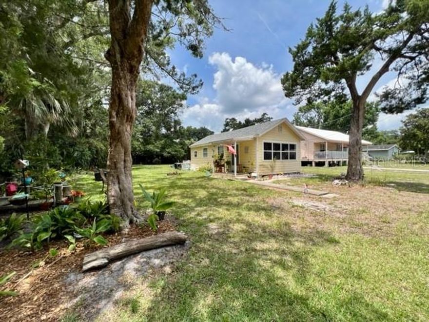 Cute 1 bdrm, 1 bath doll house on large lot.  This is a great starter home with plenty of room to add on.  Detached garage.  Home and garage are situated on the north portion of the property leaving considerable room to store your RV, boat and more. Month to month tenant would love to stay if you are looking for and investment and a place to park your toys at the same time. Roof 2021, HVAC 2017. Natural gas tankless water heater.  Priced for quick sale. ;Water: City