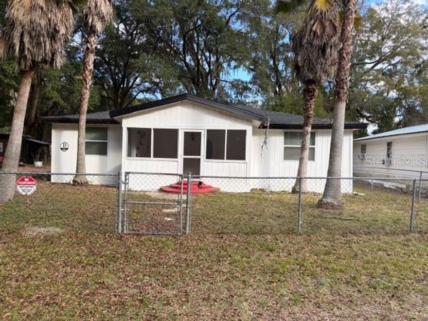 EXECELLENT OPPORTUNITY!!! CASH OR HARD MONEY LOAN...Bring your vision to life with this 1940 one-story home situated on an fully fenced lot! This property is currently a shell featuring 2 bedrooms and 1 bathroom, offering a blank canvas ready for a complete renovation. The home will require significant improvements including flooring, kitchen cabinetry, and more — the possibilities are truly endless.Tax records indicate the roof and central A/C were replaced in 2021, however, the seller does not have ANY knowledge of the age or condition of the roof, electrical, plumbing, sewer/septic system or HVAC. Buyer to verify all information.