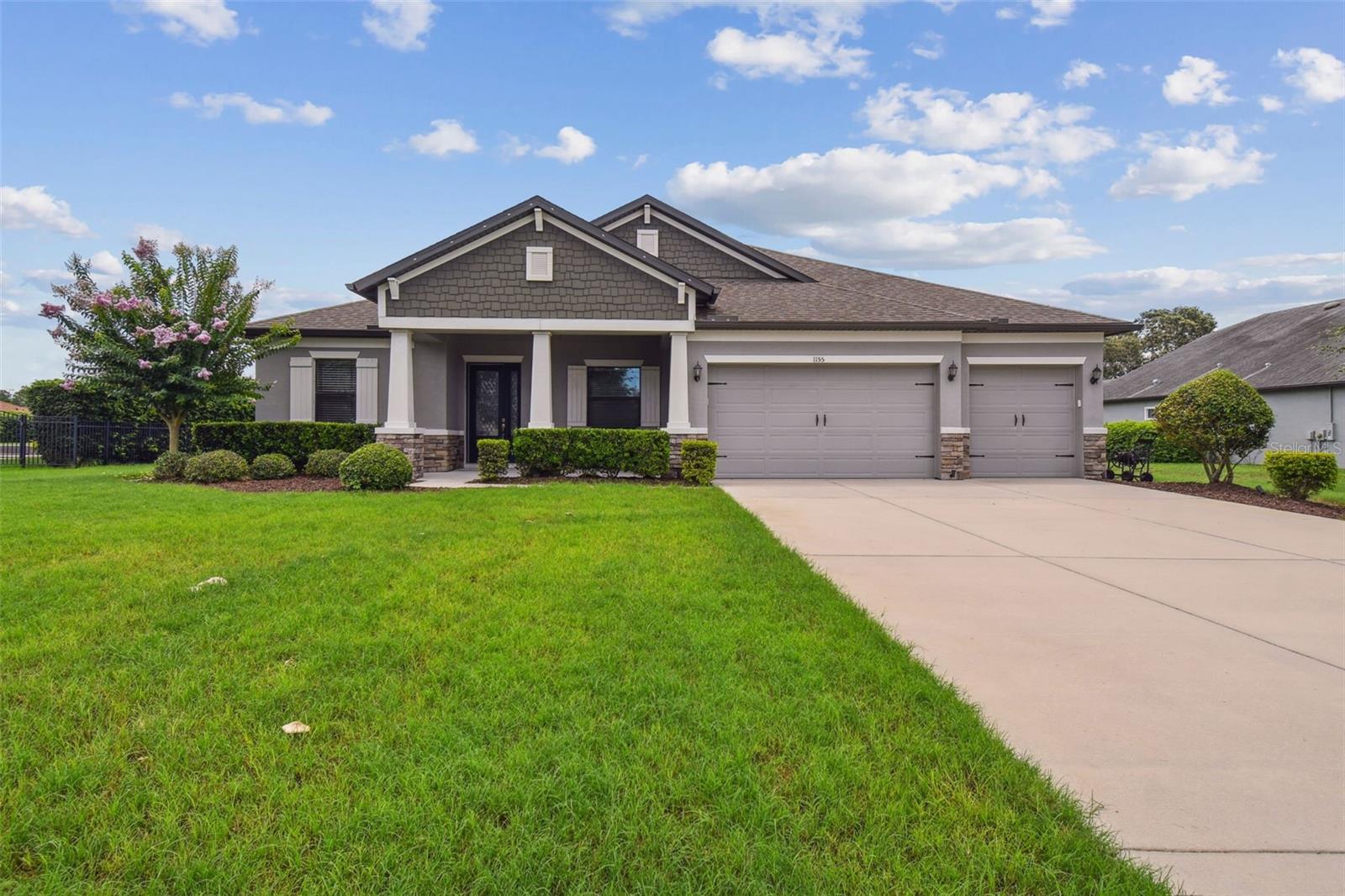 One or more photo(s) has been virtually staged. Welcome to one of the most exceptional homes in The Villages at Avalon! Built in 2018, this stunning 5-bedroom, 3-bath residence offers an oversized 3-car garage with 8-foot doors and ample lighting, all situated on an expansive .63-acre lot. Designed for versatility, the multi-split floor plan accommodates families of all sizes, including multi-generational living. Inside, you'll find spacious rooms with generous storage, large closets, and modern finishes throughout. The backyard oasis is perfect for entertaining, featuring two pergolas, a large pool, a mix of covered and open spaces, and a beautiful fire pit for gathering with friends and family. With no updates needed, this home is move-in ready and waiting for its next owner. Schedule your private showing today!