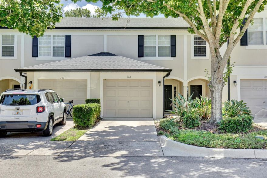 Welcome to this stunning move-in ready townhome located in the heart of Orlando! Featuring an attached one car garage, this beautiful property welcomes you with an inviting foyer that flows seamlessly into a spacious kitchen complete with tile flooring, a pantry closet, and an open layout. Overlooking the expansive living and dining space, this chef-friendly kitchen ensures you never miss a moment while hosting friends and family. The bright, open concept floor plan maximizes natural light and highlights a fresh, neutral color palette that complements any decor style. From the living area, sliding glass doors lead out to a private enclosed patio, perfect for relaxing and enjoying your morning coffee with a view of the spacious backyard. A half bath completes the first floor, providing convenience for guests. Upstairs, a versatile loft space presents the perfect opportunity for a bonus living area, home gym, playroom, or a dedicated work-from-home office setup. The luxurious primary suite boasts vaulted ceilings, a generous walk in closet, and an en suite bathroom featuring dual vanities, expansive counter space, and a large tub/shower combo. The secondary bedroom is equally impressive with its own tall vaulted ceilings, a second walk in closet, and direct access to a full bathroom shared with the loft area. The dedicated laundry closet comes fully equipped with a washer and dryer. Perfectly situated in a prime location, this turnkey townhome offers quick access to major roadways including Florida's Turnpike, I-4, and the 408, making commutes a breeze. Enjoy a short drive to world class attractions including Universal Studios, Disney World, premier shopping at the Mall at Millenia, highly rated local schools, and the Orlando International Airport. This hidden gem combines the best of low maintenance townhome living with the vibrant Orlando lifestyle. View the 3D virtual tour and schedule your private showing today!