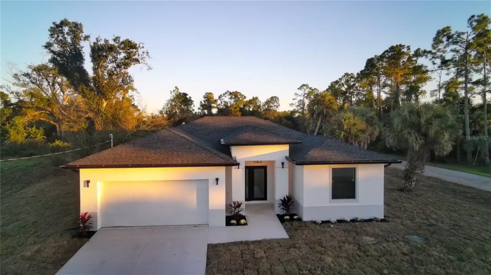 Pre-Construction. To be built. Brand New Construction with Pool – Almost Complete! This modern 3 bedroom / 2 bathroom / 2-car garage home on Barry Rd is 30 days from move-in. Featuring luxury finishes, quartz countertops, large kitchen island, premium cabinetry, and stainless-steel appliances with warranty. Open floor plan, high ceilings, and impact-resistant windows throughout. Oversized sliding doors lead to a private lanai and beautiful pool—perfect for outdoor living. Located in a quiet area with no HOA, no deed restrictions, and easy access to schools, shopping, I-75, US-41, and Gulf Coast beaches. Excellent primary home or investment opportunity. Now accepting offers—act now before it’s gone!YOU HAVE THE OPPOTUNITY TO CUSTOMICE YOUR POOL WITH DIFERNT SIZES WE DESIGNS!!!!!!