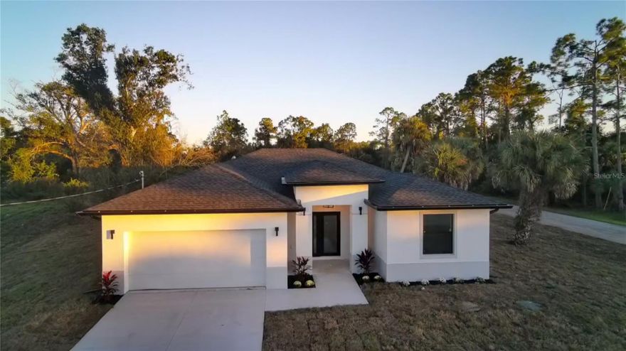Pre-Construction. To be built. Brand New Construction with Pool – Almost Complete! This modern 3 bedroom / 2 bathroom / 2-car garage home on Barry Rd is 30 days from move-in. Featuring luxury finishes, quartz countertops, large kitchen island, premium cabinetry, and stainless-steel appliances with warranty. Open floor plan, high ceilings, and impact-resistant windows throughout. Oversized sliding doors lead to a private lanai and beautiful pool—perfect for outdoor living. Located in a quiet area with no HOA, no deed restrictions, and easy access to schools, shopping, I-75, US-41, and Gulf Coast beaches. Excellent primary home or investment opportunity. Now accepting offers—act now before it’s gone!YOU HAVE THE OPPOTUNITY TO CUSTOMICE YOUR POOL WITH DIFERNT SIZES WE DESIGNS!!!!!!