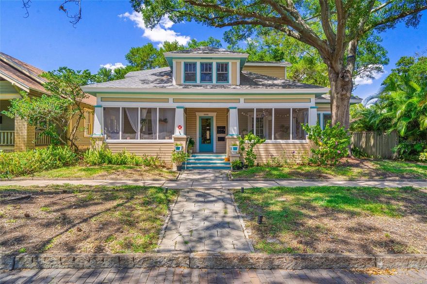 Prime Income-Producing Opportunity in Old Northeast! This well-maintained bungalow style multi-unit property in the heart of St Pete offers a fantastic investment potential with five rental units and the perfect blend of space and functionality. This wonderful multi family home did NOT flood during Hurricane Helene or Hurricane Milton and sits HIGH & DRY! The main building features four units—two downstairs and two upstairs. The spacious downstairs unit boasts 2 bedrooms and 1 bath, while the remaining three units are 1-bedroom, 1-bath apartments. The main-level units enjoy outdoor patios, perfect for tenant relaxation. A charming 1-bedroom, 1-bath cottage sits at the rear of the property, adding to the rental income potential. The property includes a detached 2-car garage, which could be converted into an additional apartments or rented as storage space. Tenants have access to a community laundry area with a coin-operated washer and dryer, as well as a courtyard, street parking, and three additional dedicated parking spaces. All units are on separate electric meters, water is on 1 meter that is paid by owner. Centrally located, this property is close to Downtown St. Pete, Vinoy Park, St. Pete Pier, specialty shopping, and waterfront dining. Whether you're looking to expand your portfolio or start fresh, this property offers prime rental potential in an unbeatable location!