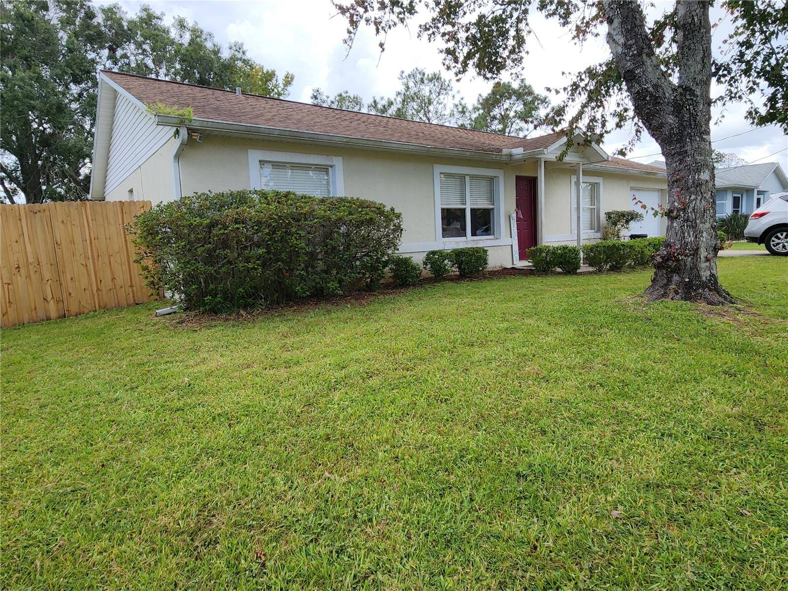 This well-maintained 3-bedroom, 2-bath home offers 1,148 square feet of inviting living space in the heart of Palm Coast. This cozy home could make the perfect Starter Home for a couple looking to start a family. It would also work great for retirees looking to downsize in the quiet city of Palm Coast. Enjoy a spacious primary suite with an en-suite bathroom, two additional bedrooms ideal for family, guests, or a home office, and a second full bathroom for added convenience. Outside, the property includes a private backyard with room to relax, garden, or enjoy the Florida sunshine. Located in a quiet, established neighborhood just minutes from shopping, dining, parks, and Flagler Beach, this home is perfect for first-time buyers, retirees, or anyone seeking a laid-back coastal lifestyle.