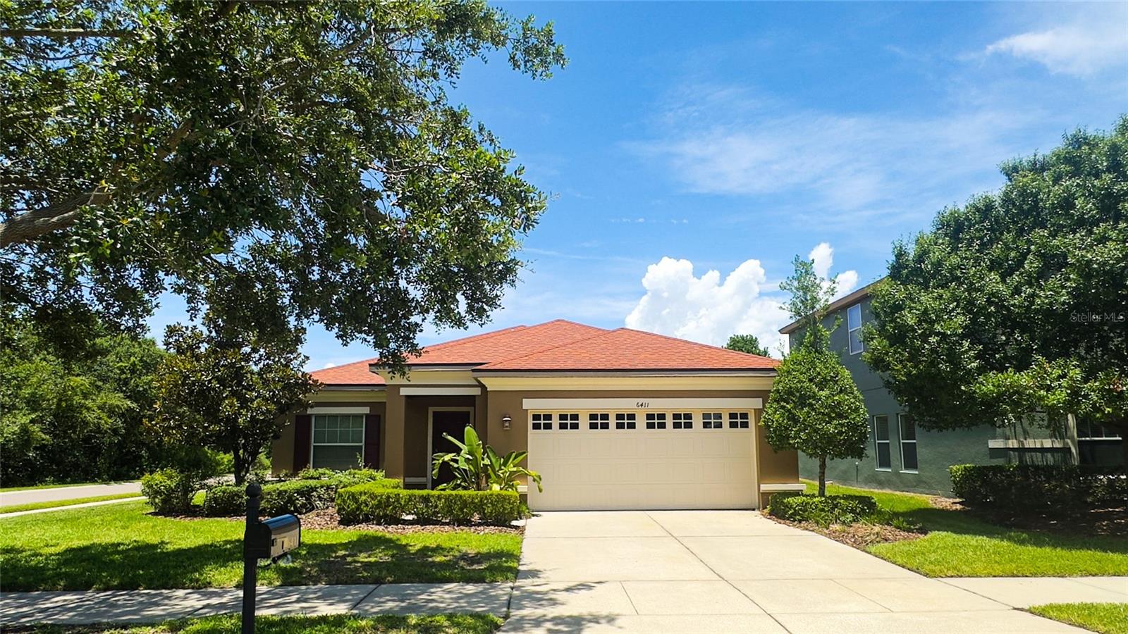 One or more photo(s) has been virtually staged. Here’s your chance to own a 4 BED, 2 BATH, CORNER LOT Centex home in MAGNOLIA PARK, one of Riverview’s most desirable GATED COMMUNITIES. Not only will you have NO NEIGHBORS BEHIND, IN FRONT OR ON THE LEFT SIDE OF YOU, but you will also have a PRIVATE MAILBOX AT THE END OF YOUR DRIVEWAY so no running to a community box everyday. Watch the gorgeous Florida SUNSETS from your West facing SCREENED REAR LANAI and then step inside to experience the chill from your BRAND NEW $14,000 A/C system. The house also features a BREAKFAST BAR with GRANITE COUNTERS, EAT-IN Kitchen area, FORMAL DINING room, 2” FAUX WOOD BLINDS on all the windows, DUAL SINKS and GARDEN TUB in the PRIMARY BATHROOM, large WALK-IN CLOSET in PRIMARY, UTILITY TUB in the LAUNDRY ROOM, PEDESTAL FRONT LOADING WASHER and DRYER, WATER SOFTENER, NO CARPET, a SPLIT BEDROOM FLOORPLAN, NEW PAINT on the ENTIRE INTERIOR & EXTERIOR, A BRAND NEW $7,000 ELECTRICAL BOX & WIRING, a 4 YR OLD ROOF, 2 YR OLD WATER HEATER and the piece de’ resistance is a WALK-IN SAUNA! A Pre-Listing 4-POINT INSPECTION was completed & cleared. IT IS TRANSFERABLE to new owner so you can save some money on inspections! Being a member of the Magnolia Park Community entitles you to enjoy 2 COMMUNITY POOLS, SPLASH PAD, BASKETBALL COURT, PLAYGROUND, SCENIC WALKING and BIKING TRAILS surrounded by nature and ponds and NO LAWN MAINTENANCE. That’s right, no LAWN MAINTENANCE as the HOA CUTS YOUR GRASS and TRIMS YOUR TREES. Your home is minutes from I-75 and the Expressway which allows for easy commuting to work, weekend beach trips, shopping and entertainment spots. Your new CLEAN, FRESH home is a BLANK CANVAS AWAITING YOUR PERSONAL TOUCHES. Oh and IT IS a TRUE 4 BEDROOM not a 3 like public records state! Come see for yourself!