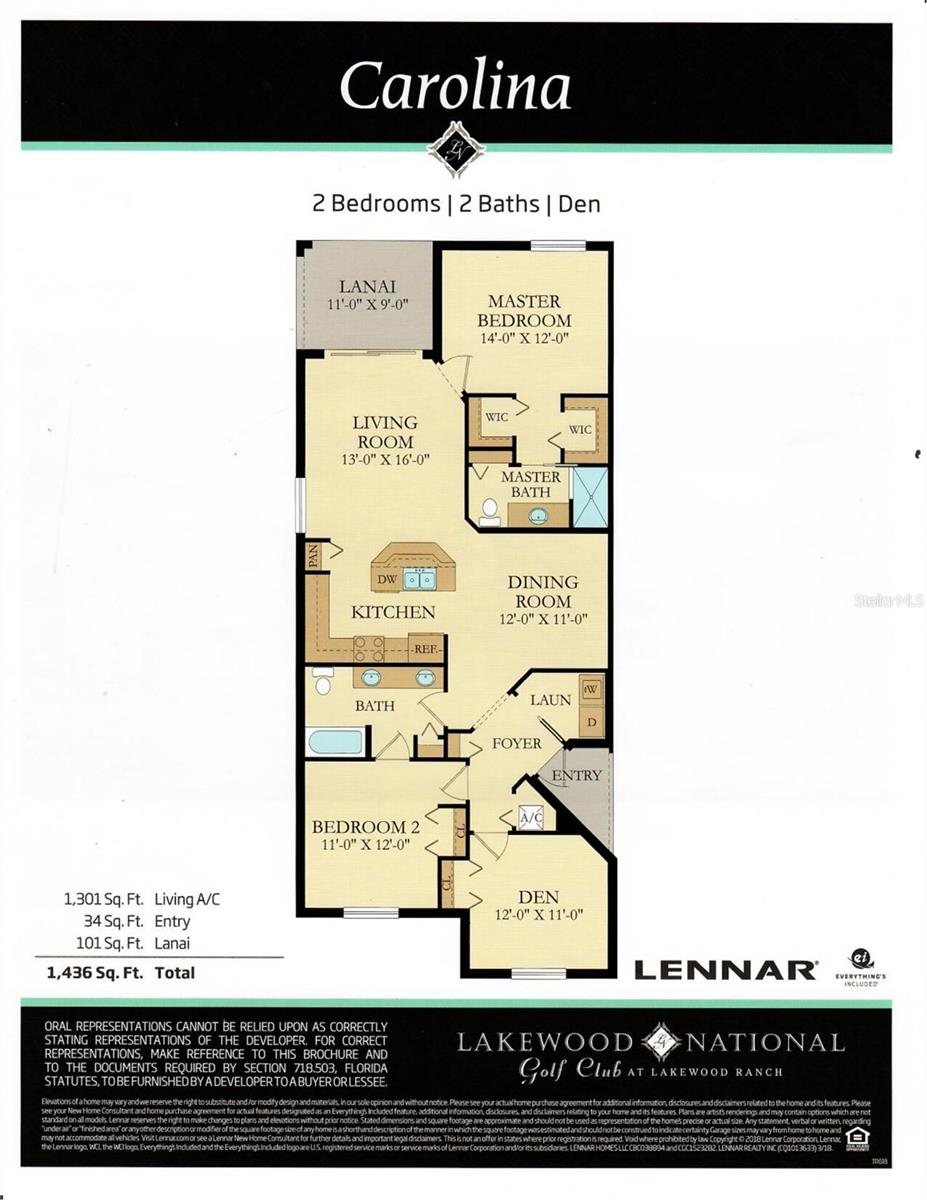TERRACE II AT LAKEWOOD NATIONAL PH 2 - Residential Lease
