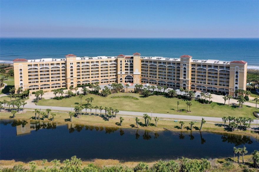 Experience breathtaking oceanfront living from this 8th floor condo offering panoramic Atlantic Ocean views and the coastal lifestyle buyers dream of in Palm Coast, Florida. This beautifully maintained 3 bedroom, 2.5 bathroom residence combines comfort, space, and an unbeatable beachfront location. Inside, the condo features new luxury vinyl plank flooring throughout the main living areas, with tile in all wet areas for durability and easy maintenance. The interior has been freshly painted, creating a light, bright atmosphere that complements the natural coastal views. The spacious primary suite includes a newly updated tub and tile in the master bathroom, offering a relaxing retreat at the end of the day. The kitchen opens seamlessly to the dining and living areas, perfect for entertaining or simply enjoying the ocean backdrop. Residents enjoy an exceptional gated community with resort caliber amenities designed to enhance everyday living. Features include gated security, two libraries, three resort style heated swimming pools, a hot tub, fire pit, dancing waters splash pad, a covered pavilion for entertaining with a large screen TV, four gas grills, three clubhouses, and a state of the art fitness center conveniently located right in your building. Outdoor recreation abounds with lighted tennis and pickleball courts, volleyball, shuffleboard, bocce ball, basketball, and a scenic Intracoastal fishing dock and pier where you can launch your own kayak. The community is also surrounded by miles of walking, biking, and hiking trails that showcase the natural beauty of Palm Coast. Whether you are looking for a primary residence, vacation home, or investment opportunity, this oceanfront condo delivers the perfect blend of luxury, lifestyle, and location along Florida’s sought after northeast coast. Located just minutes from local dining, shopping, and golf, this property offers the ideal balance of relaxation and convenience.