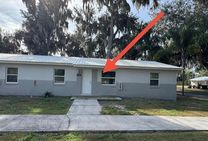 Welcome home to this fully renovated 2-bedroom, 1-bath home tucked away in a quiet, low-traffic setting across from Lake Apopka. Inside, everything feels fresh and modern, featuring brand-new flooring, new cabinets, new countertops, new paint, and new baseboards throughout. The open and bright layout makes the space feel inviting and easy to live in.  Step outside and enjoy a large shared backyard, perfect for relaxing, outdoor dining, or simply enjoying the open space. The community also offers convenient on-site parking.  Location is a major highlight. A new Publix is under construction just 5 minutes away, with new restaurants and shopping rapidly developing nearby. Plus, you’re only 5 minutes from SR-429, making commuting and weekend trips a breeze.  Quiet living, modern upgrades, and a fast-growing area with brand-new conveniences—this villa truly has it all.