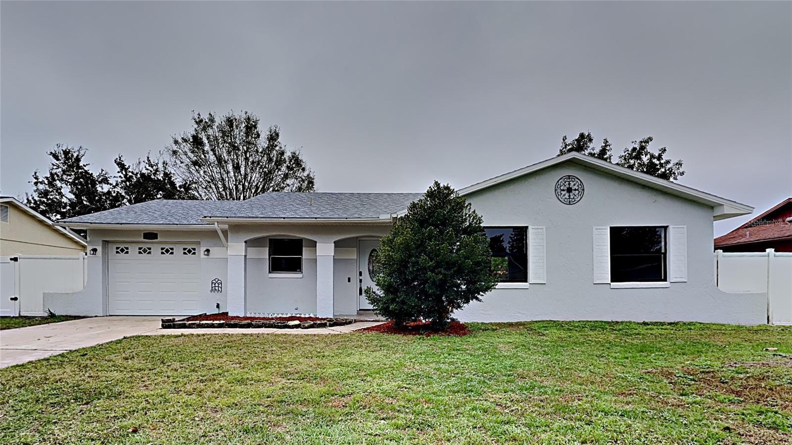 Step into this renovated 3-bedroom, 2-bath single-family home in the desirable Camelot Subdivision. Perfectly situated near major Florida roadways, including FL-426 and FL-417, your daily commute will be a breeze.
Inside, the open-concept layout showcases new luxury vinyl flooring in the main living areas and laundry room, tile flooring in the bathrooms, and plush new carpet in the spare bedrooms. The stunning kitchen is a true showstopper, featuring new cabinets with modern pulls, granite countertops and island, new sink and faucet, new garbage disposal, and stainless steel appliances (dishwasher, microwave, and range).
Fresh two-tone interior paint, smoke detectors, and updated receptacle plates add to the move-in-ready feel. Newer AC system has been installed for your comfort year-round.
This home blends style, comfort, and convenience, making it the perfect place to start your next chapter. Don’t wait—schedule your showing today!