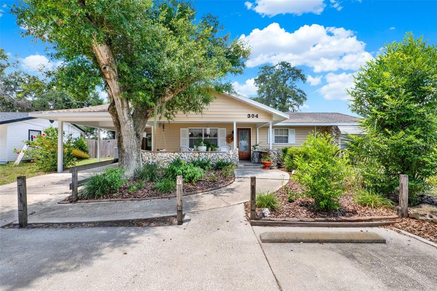 Welcome to 304 N Iona Avenue — a stunning, fully renovated home in the heart of Fruitland Park! Every inch of this property has been thoughtfully updated, making it truly move-in ready and unlike anything else on the market.

Step inside and experience a fresh, modern interior where everything is brand new — from the flooring to the central AC system, ensuring comfort and efficiency year-round. What truly sets this home apart, though, is its warm and inviting character. The kitchen and living room are beautifully outfitted with custom hickory wood cabinets, creating a rich and rustic charm that seamlessly blends with the modern upgrades. These handcrafted cabinets give the home a unique personality and add a touch of natural elegance that’s hard to find.

Whether you're relaxing in the spacious living room or entertaining in the updated kitchen, this home offers both functionality and style. Situated in a quiet neighborhood just minutes from shopping, restaurants, and major roadways, this is a rare opportunity to own a completely updated and truly distinctive home in Fruitland Park.

Don't miss your chance to see it in person — homes with this level of craftsmanship and care don't come around often!