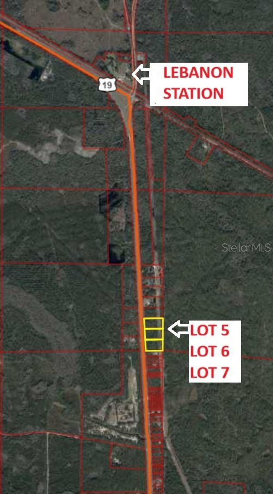 US-19 5ACRES NO FLOOD ZONE, Undeveloped wooded 5-acres directly on US -19 with 370FT of road frontage ZONED FRR (plus 2 conjoining 5-acre lots for sale TOTALING approx 1072ft of ROAD FRONTAGE) Located just before the Lebanon Station. 20 min to Crystal River-50min to Ocala, nearby Yankeetown, feed store, dollar general, or take 40 to Dunellen for Walmart and more.