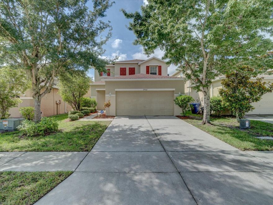 Welcome to your dream rental! This beautifully remodeled home is a perfect blend of elegance and comfort, offering a turn-key experience that is ready for you to move in and enjoy. As you enter, you are greeted by a formal living and dining room adorned with brand-new tile flooring, creating a sophisticated atmosphere for entertaining or relaxing. The spacious layout flows seamlessly, inviting you to explore the heart of the home. Prepare to be impressed by the stunning, immense eat-in kitchen featuring rich cherry wood cabinetry and top-of-the-line Whirlpool stainless steel appliances, including a refrigerator, flat-top range, dishwasher, and Samsung microwave. The newer floors and recessed lighting enhance the kitchen's modern appeal, while double sliders lead you to the manicured backyard and open patio, perfect for outdoor gatherings and enjoying the fresh air. The spacious family room is designed for comfort and relaxation, featuring a newer ceiling fan and recessed lighting that create a warm ambiance for family time or entertaining guests. A gorgeous staircase with hardwood flooring leads you upstairs to a huge bonus room, offering endless possibilities for a home office, playroom, or media space. Retreat to the vast master bedroom, which boasts a grand double French door entry, a generous walk-in closet, and a newer ceiling fan for added comfort. The master bath is a true sanctuary, featuring a relaxing garden tub, a separate shower, newer lighting, and gleaming tiles that exude elegance. The guest bedrooms are thoughtfully designed with double closets and newer interior paint, providing ample space and comfort for family or guests.