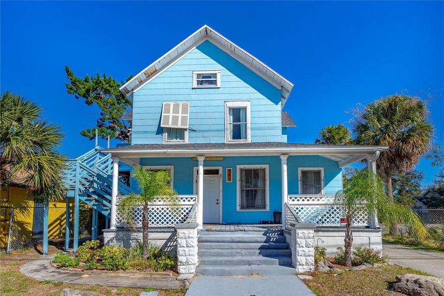 Located just a short walk from the vibrant downtown Daytona Beach and the serene intracoastal, this versatile triplex offers an incredible investment opportunity. Currently operating as a women's sober living facility, the property accommodates 15 members, but could easily be reverted to its original design as a true triplex, making it perfect for a range of income-producing uses. The main house features 7 spacious bedrooms and 2.5 bathrooms, along with a basement that is currently set up as an office space, offering additional functional use. The charming apartment located at the back of the property includes a kitchenette, a cozy bedroom, and a full bathroom—ideal for a tenant or guest. With a coin laundry service already in place and a service agreement, this property ensures convenience for all. Recent updates include a new roof installed in June 2023 and a new AC unit in 2022, providing peace of mind to future owners.

Don't miss the opportunity to own this well-maintained and income-producing property in one of Florida's most desirable locations. Whether you're looking to continue the current operation or convert it back into a triplex, the potential for steady cash flow is evident.