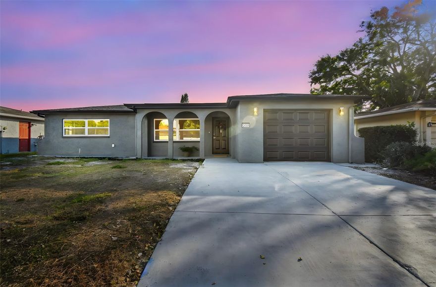 Step into this stunning FULLY RENOVATED 2025 home, offering 1,500 SqFt of modern living in an unbeatable location! This beautifully redesigned 3-bedroom, 2-bath residence features a brand-new roof, new energy-efficient windows, new HVAC system, new plumbing and electrical updates, and high-quality finishes throughout—giving buyers complete peace of mind.
Enjoy a bright and open modern floor plan with a gorgeous chef-style kitchen, featuring solid wood cabinets, a large island, stone countertops, and stainless-steel appliances. The spacious living and dining areas flow seamlessly, perfect for entertaining and everyday comfort.
The private master suite offers an independent entrance and direct access to its own covered lanai, creating an ideal retreat or potential income-producing opportunity for guests, in-laws, or long-term rental. Both bathrooms have been fully updated with contemporary designs and premium materials.
Outside, you’ll find a two-car garage and a spacious yard with endless possibilities. Best of all—NO CDD, NO HOA, and NO flood insurance required.
Located close to major supermarkets, banks, hospitals, restaurants, and a variety of shopping options, this home provides convenient living in one of the area’s most desirable locations.
This is the perfect blend of modern style, comfort, and flexibility—a true move-in-ready home! Schedule your showing today!