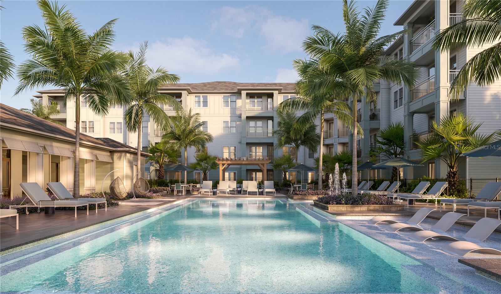 Currently offering 1 month free! Prices, promotions, and availability are subject to change. Suburban living has never felt more luxurious. At Marlowe Lake Manatee, our prestigious community amenities and interior details include all the fine frills you require. Luxuriate at one of our poolside cabanas or mingle with friends at our lively courtyard. Cook up something delectable in your own high-end kitchen. Or let your furry friends socialize with their neighbors at our dog park. Write the lines to your own story. Modern 1-, 2-, & 3-Bedroom Apartments
Well-equipped Kitchens w/ Prep Island, Hardwood-style Plank Flooring, Pre-installed High-speed Wi-Fi, Stainless Steel Appliance Package, Cozy Balcony or Terrace for Relaxing, Two-toned Shaker Style Cabinetry, Stylish Quartz Countertops, Pendant Lighting & Tile Backsplash. Amenities feature Community Wi-Fi for Streaming, Shimmering Heated Pool & Sundeck, 24 Hour Gym w/ Cardio & Free Weights, Co-Working Lounge w/ Private Studies, Summer Kitchen w/Al Fresco Dining, Fireside Lounge for Stargazing, Gated Pup Park w/ Seating, Game Lawn w/ Ping Pong & Cornhole, and Poolside Cabanas with Lounge Seating! Garages available for $200 a month.