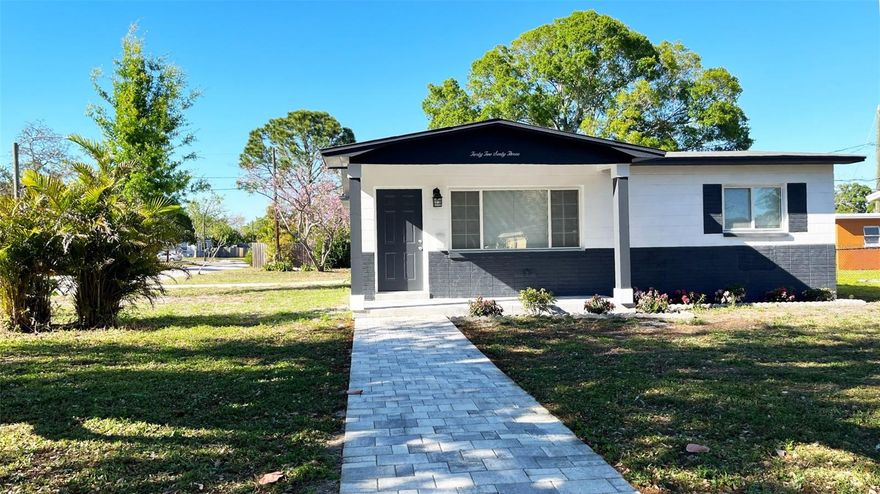 One or more photo(s) has been virtually staged. Welcome to this fully renovated 3-bedroom, 2-bathroom home located in a quiet and desirable St. Petersburg neighborhood. Situated in a non-flood zone, no flood insurance is required, offering peace of mind and added savings.
This completely updated, move-in ready home features a bright, open layout filled with natural light. The spacious living area flows seamlessly into a brand-new kitchen with modern finishes, cabinetry with soft-close feature, and a functional design perfect for everyday living and entertaining.
Recent upgrades include new flooring, fully renovated bathrooms with all-new fixtures, a brand-new kitchen, all-new appliances (range, microwave, refrigerator), new doors, new trim, and fresh interior and exterior paint throughout.
The home offers well-sized bedrooms, including a comfortable primary suite, along with beautifully updated bathrooms throughout.
Situated on a large 8,307 sqft corner lot, this property provides exceptional outdoor space with endless possibilities—add a pool, build an ADU, or create your own private backyard oasis.
Additional highlights include a garage, extended driveway, and quality renovations completed throughout the entire home.
Ideally located just minutes from downtown St. Petersburg, shopping, dining, and the beautiful Gulf beaches.
Everything has been thoughtfully updated, making this home truly move-in ready.
Some photos have been virtually staged to showcase the home’s full potential. 
Homes like this are in high demand—schedule your showing today.