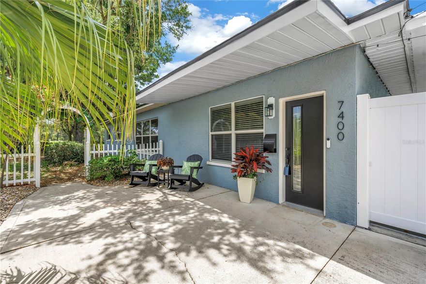 Welcome to One of St. Petersburg's Best-Kept Secrets.

Sometimes a home comes along that simply checks every box—and then life has other plans.

Purchased in 2025 and extensively improved since, the current owners never intended to leave. A career relocation is creating a rare opportunity for the next owner to enjoy a beautifully updated 3-bedroom, 2-bath residence in an exceptional location directly across from one of St. Petersburg's most beloved community parks.

Imagine stepping through your private garden gate from this wide corner lot and walking into acres of green space featuring tennis courts, disc golf, soccer fields, outdoor fitness equipment, community events, and endless room to play, exercise, or simply unwind beneath the shade of mature trees.

Inside, virtually every major system has been updated, allowing you to move in with confidence and enjoy the home from day one. The bright, open kitchen features newer appliances, abundant workspace, and seamless flow into the living and dining areas. Outside, the covered entertaining space creates a true extension of the home—perfect for morning coffee, weekend gatherings, or relaxing evenings under the café lights.

Adding to the appeal, you'll enjoy an incredibly convenient location where shopping, dining, and everyday conveniences are just moments away. The beaches are only 3 miles away, while vibrant Downtown St. Petersburg is approximately 5 miles from your doorstep.

For those seeking a home that combines modern updates, outdoor living, walkability, and a true sense of community, in a Non Flood Zone, this is a rare opportunity.

Recent Improvements Include:

• New windows and exterior doors (2025)
• Home repiped (2025)
• New appliances (2025)
• New washer and dryer (2025)
• New retractable vinyl fencing (2025)
• Sewer line replacement (2024)
• Roof (2023)

This isn't a project. It's the finished product.

The only thing left to do is move in and enjoy it.