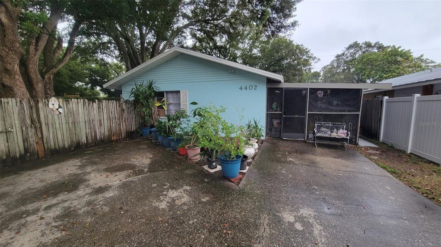 Newer built DUPLEX 1983 block construction.  2 spacious one bedroom units with central ac.  Minutes from downtown ST PETERSBURG.  GOOD INCOME POTENTIAL.  currently rented at $1350 per unit but has the potential for more.  Tenants have been there for a while but are currently not tied to a lease.   Front unit has a large screen porch that comes with it.  Back unit has a spacious yard that comes with it.  Both units have storage sheds. The whole building is freshly painted inside and out.  roof replaced 2013, Ceramic tile floors.  updated bathroom.  Central ac not working in front unit.  Seller will install new ac in that unit with an acceptable offer.  Please do not disturb tenants.  Appointment required to see. A licensed realtor has an ownership interest in the property.