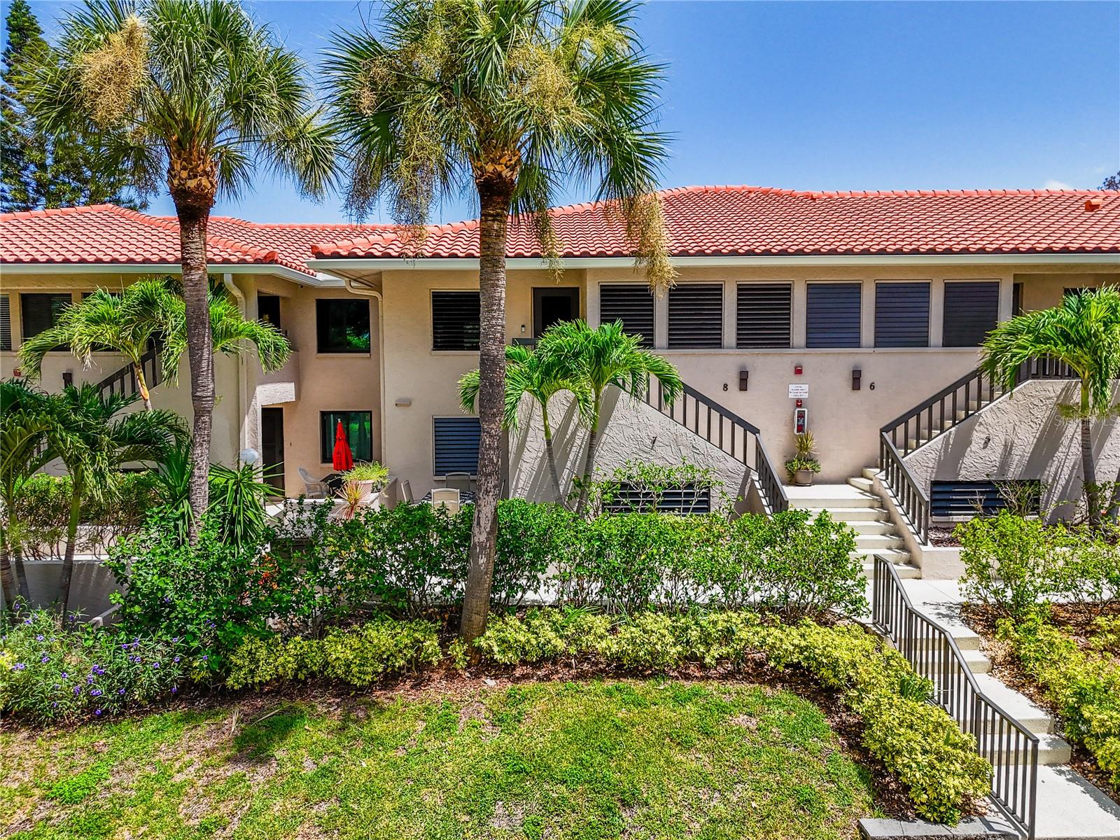 Resort style living at its Finest! This is an exclusive well established water front community with 24 hour Guards. The grounds are well maintained with mature landscaping and its own private Marina. Boat slips are available on a first come first serve basis. The community offers ammenities galore. Be as active as you want. Newly remodeled clubhouse which hosts many different social events. 2 heated pools, hot tub, fitness center, grill area, tennis courts and shuffleboard to name a few amenities that are available. The unit has been updated with an open concept kitchen to dining and living rooms overlooking a pond and fountain. Both bathrooms have just been remodeled very tastefully. This is the original owner who has taken excellent care of the home.